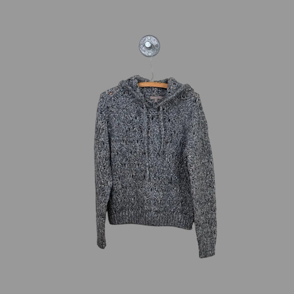 Lilla P. ~  Long Sleeve Hoodie Sweater - Shadow