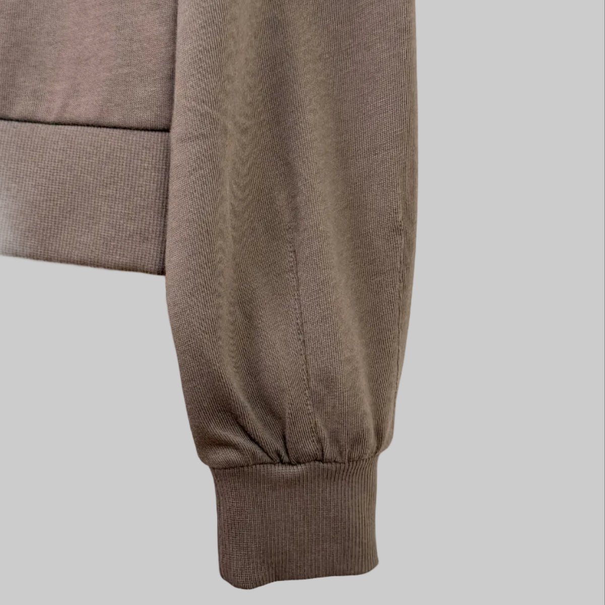 Lilla P. ~  Mock Neck Cardigan - Shiitake