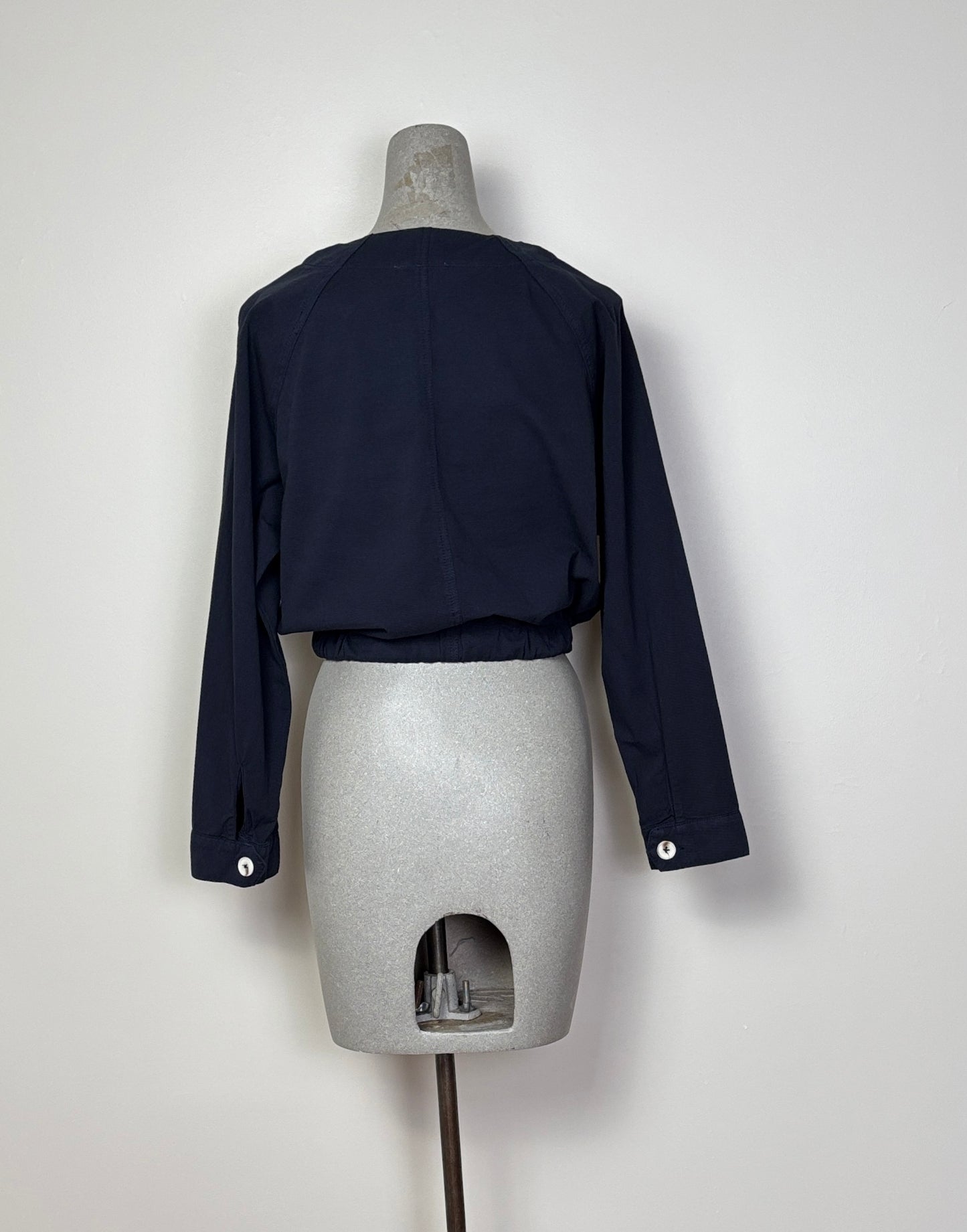 Lilla P. ~  Drawstring Waist Jacket - Navy