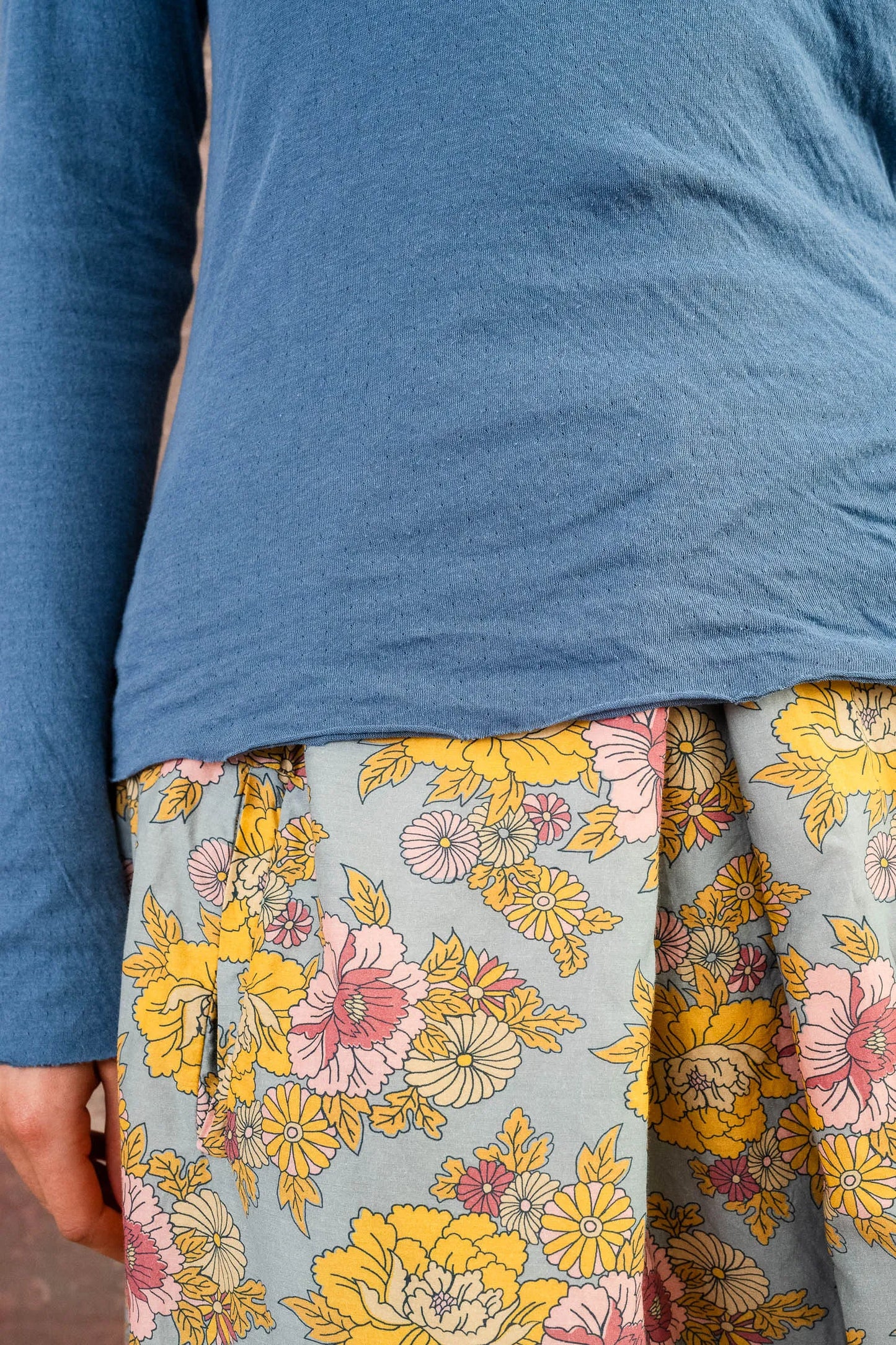 Sula  ~  Tee Cotton Jersey - Blue