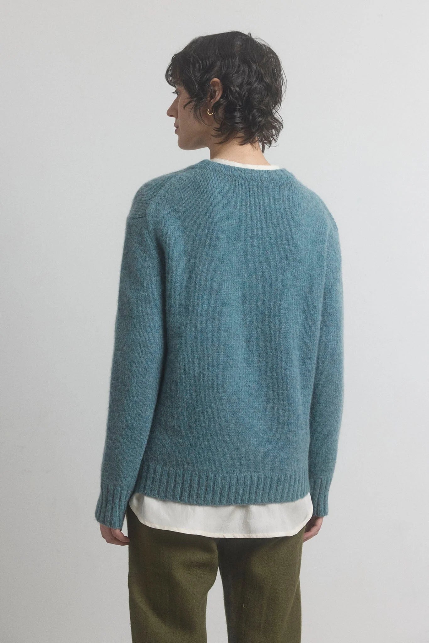 M.Patmos  ~  Miles Cable Pullover - Mineral