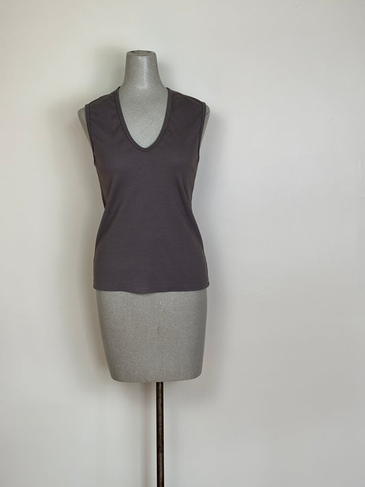 Prairie Underground  ~  Sleeveless Soft V - Dior Gray