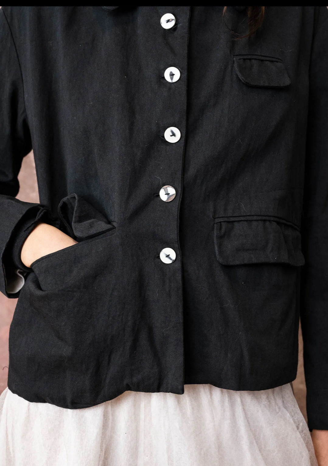 Sula  ~  Warm Jacket - Black
