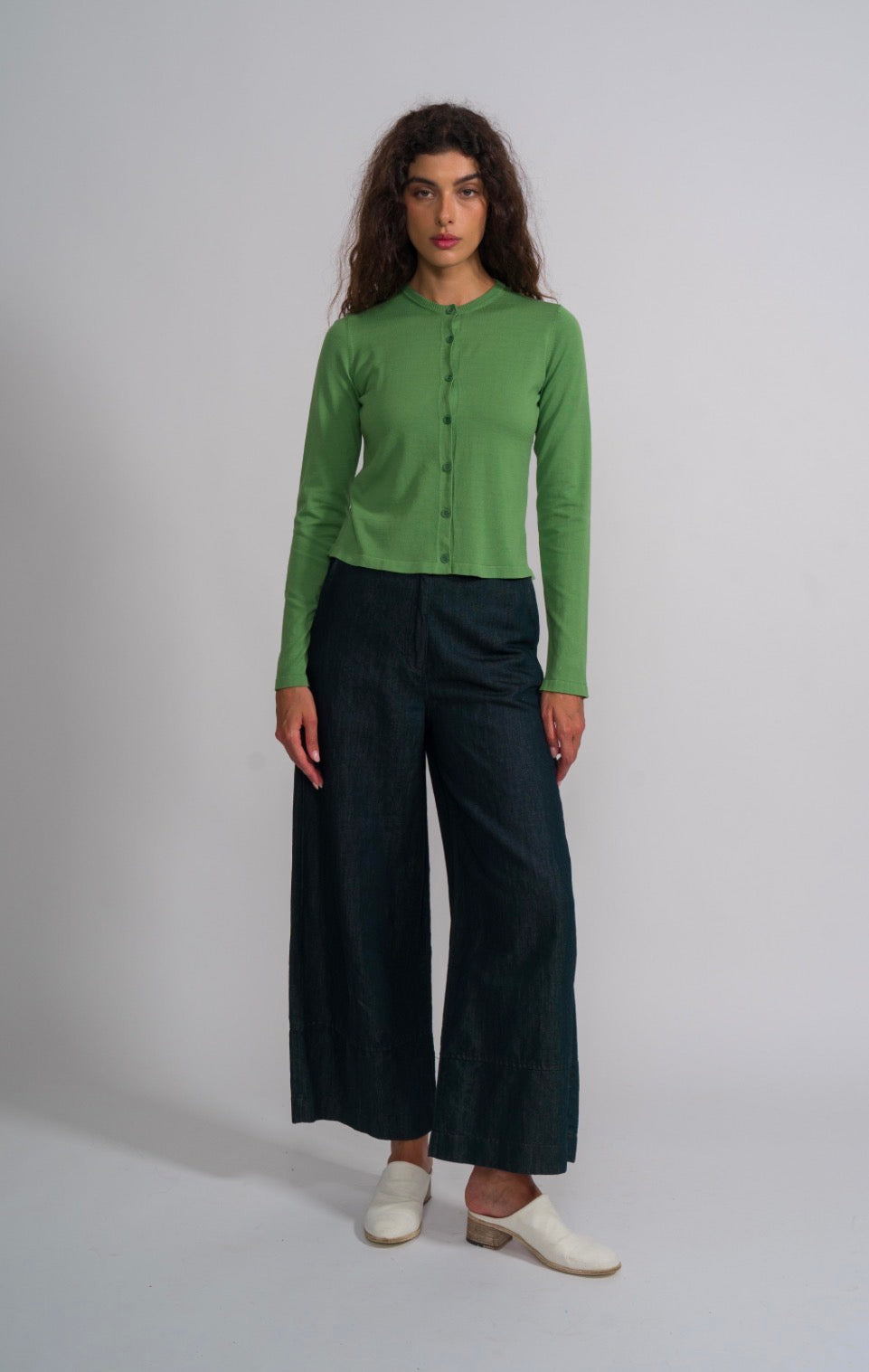 MJW  ~  Cardigan - Leaf