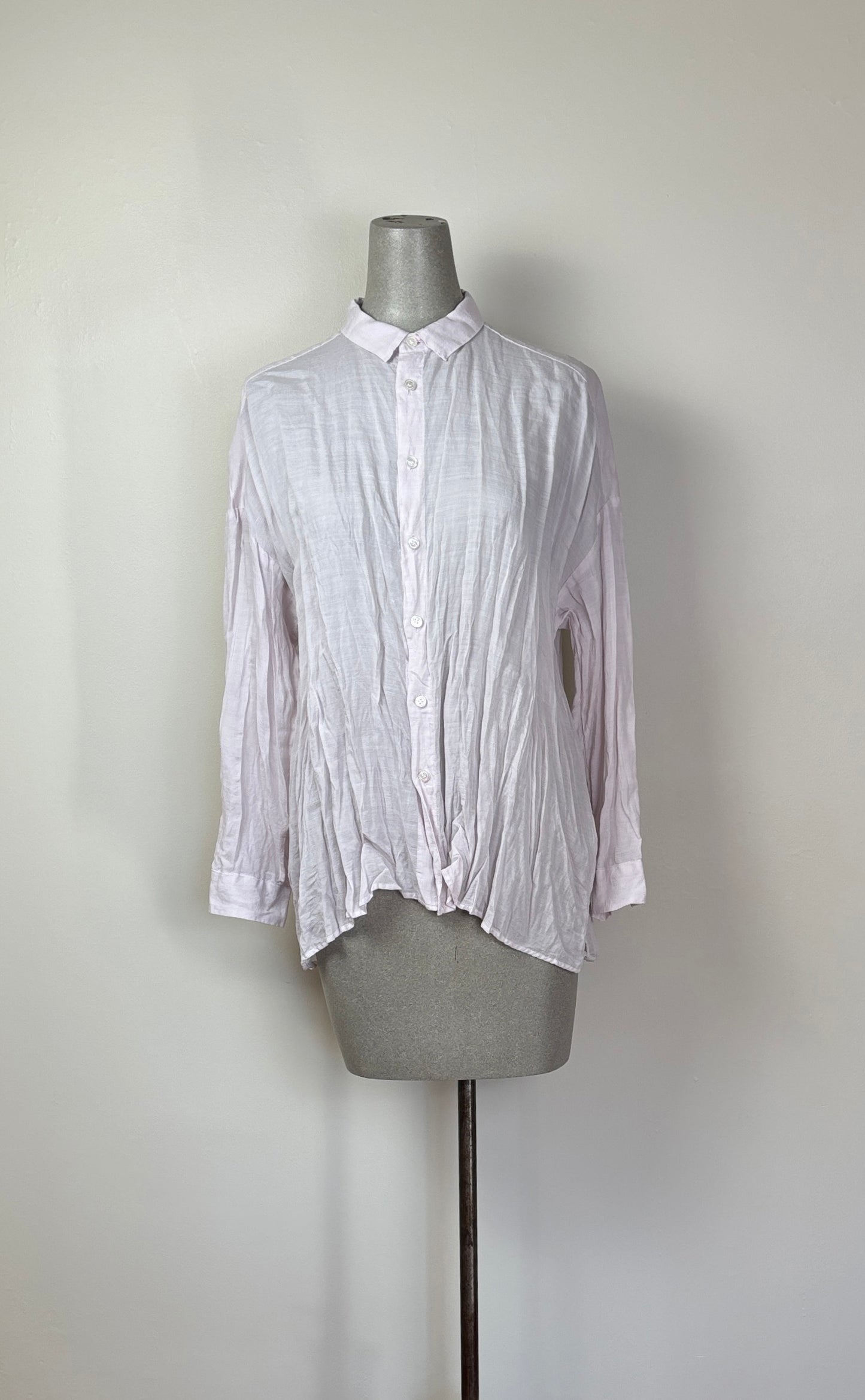 Pas de Calais  ~  Tencel/Ramie Botanical Dye Blouse - Pink