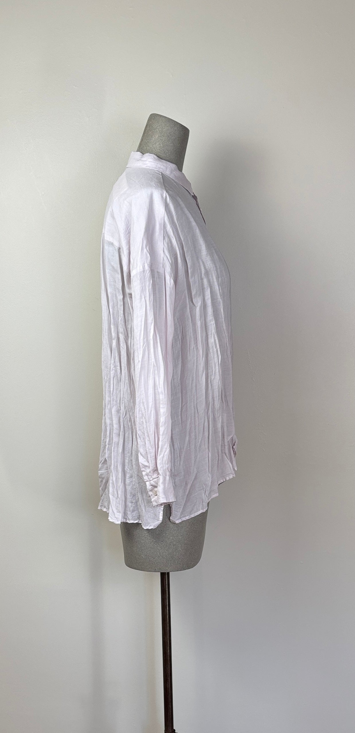 Pas de Calais  ~  Tencel/Ramie Botanical Dye Blouse - Pink