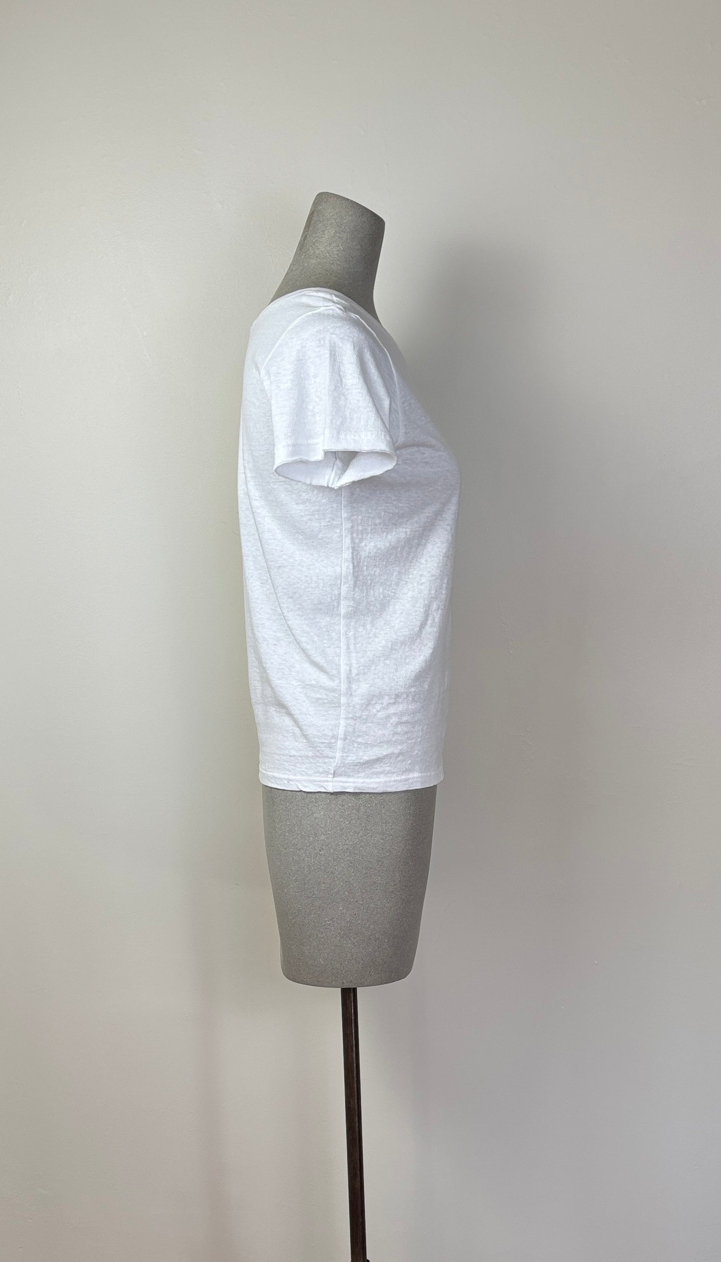 Pas de Calais  ~  Relaxed Short Sleeve T-Shirt - White