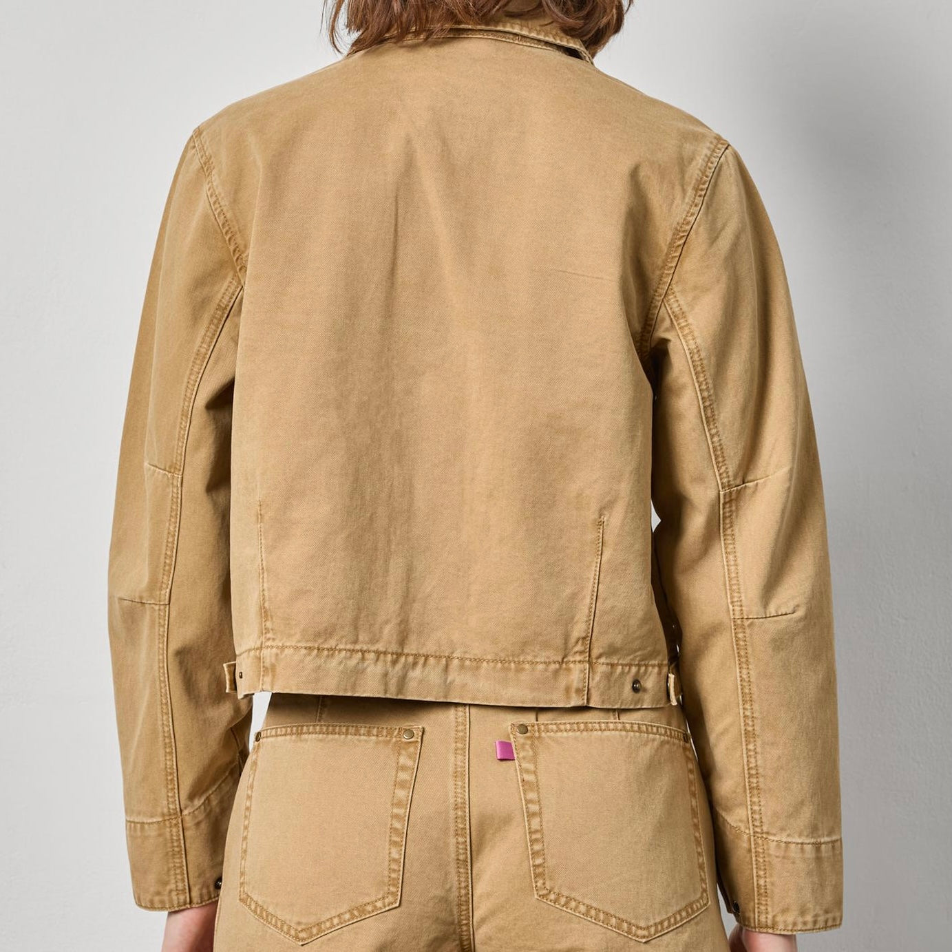 Lilla P. ~  Twill Utility Jacket - Buckwheat