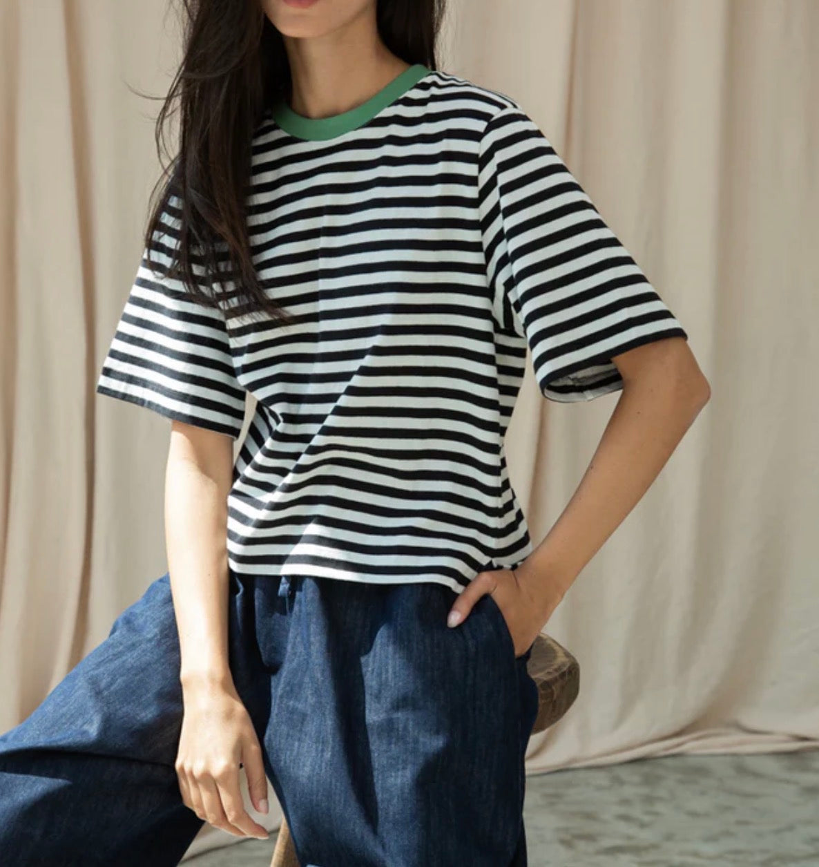 Beaumont Organic  ~  Bay-Sue - Black/White
