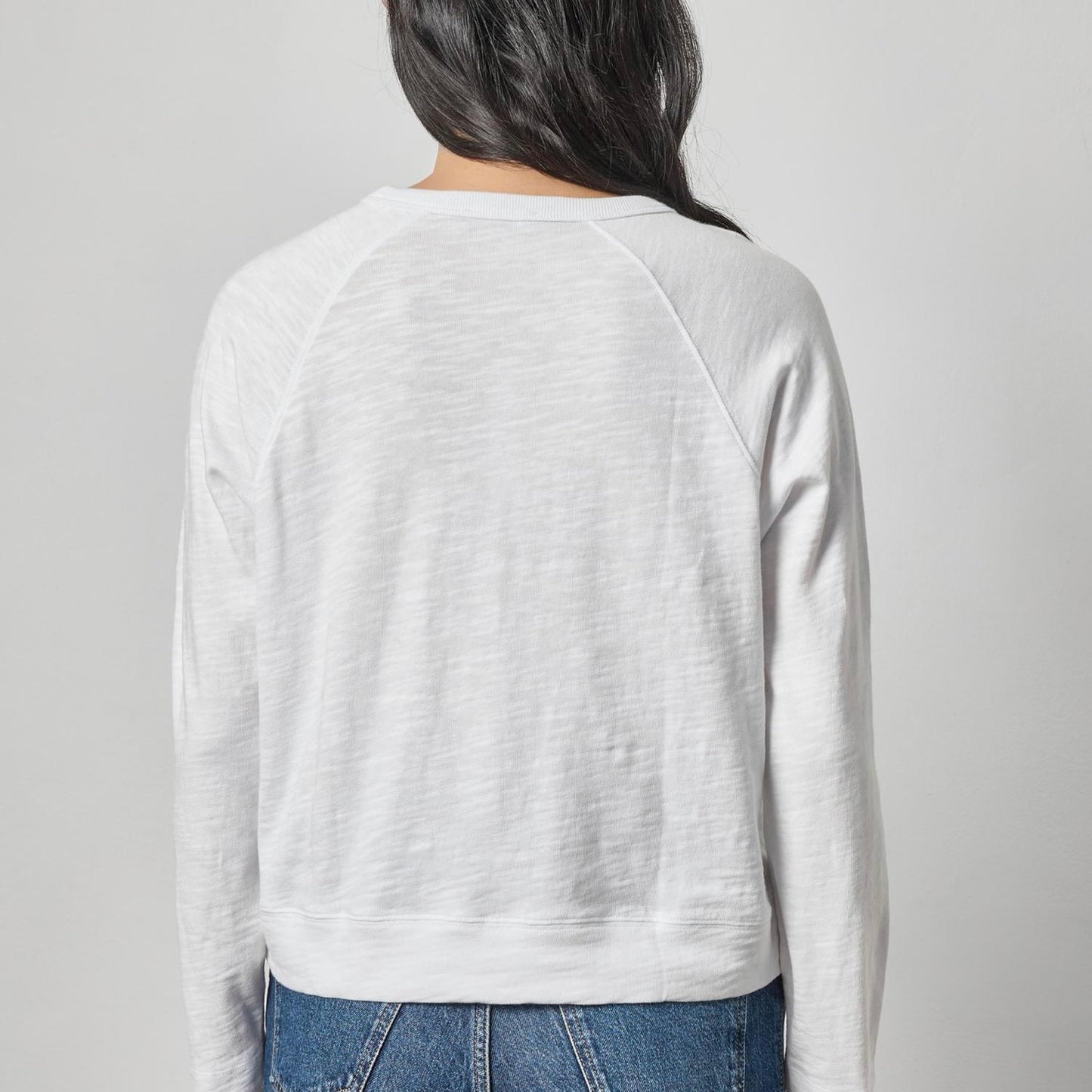 Lilla P. ~  Vintage Sweatshirt Tee - White