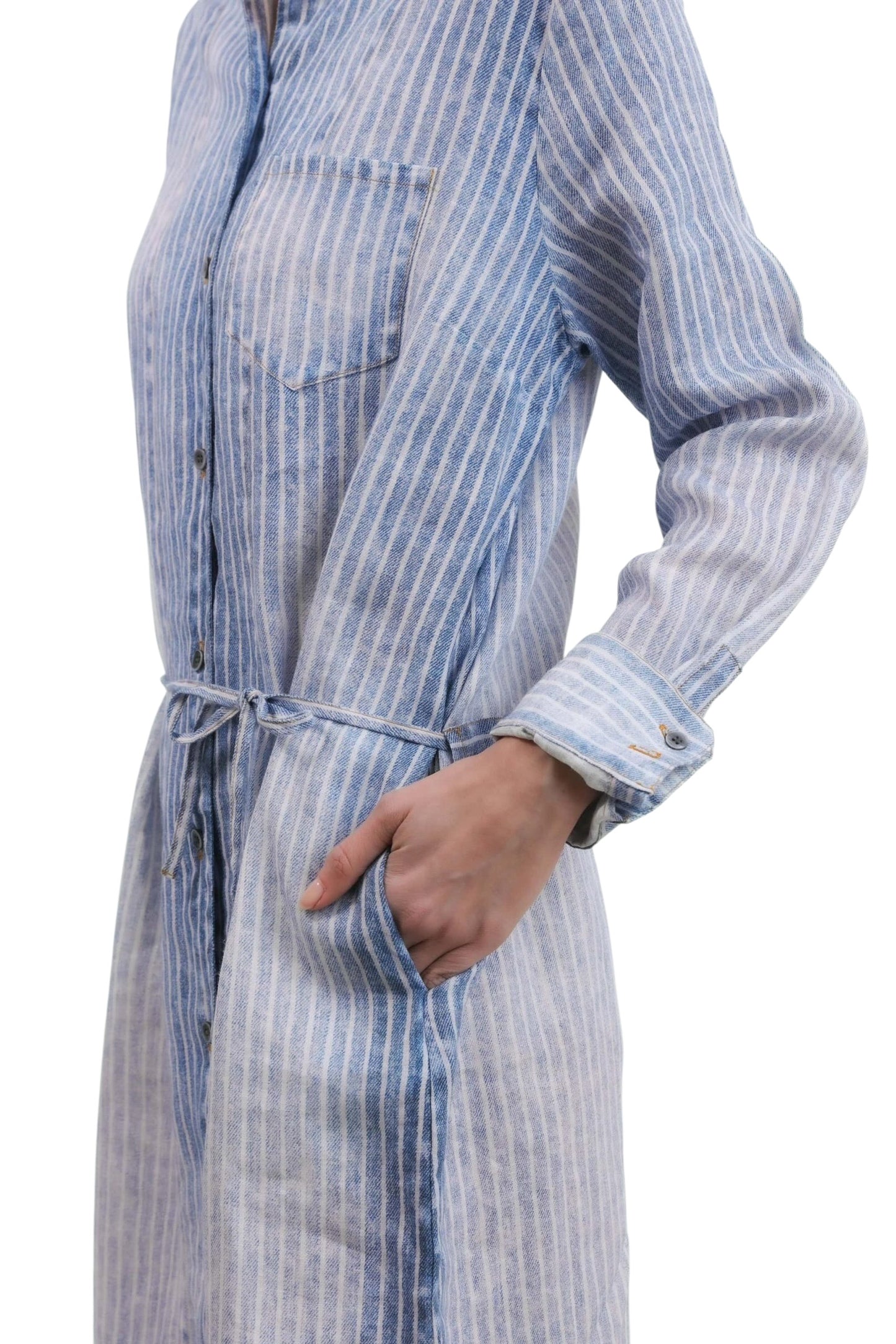 Elemente Clemente  ~  Dress Karaby - Denim Stripe