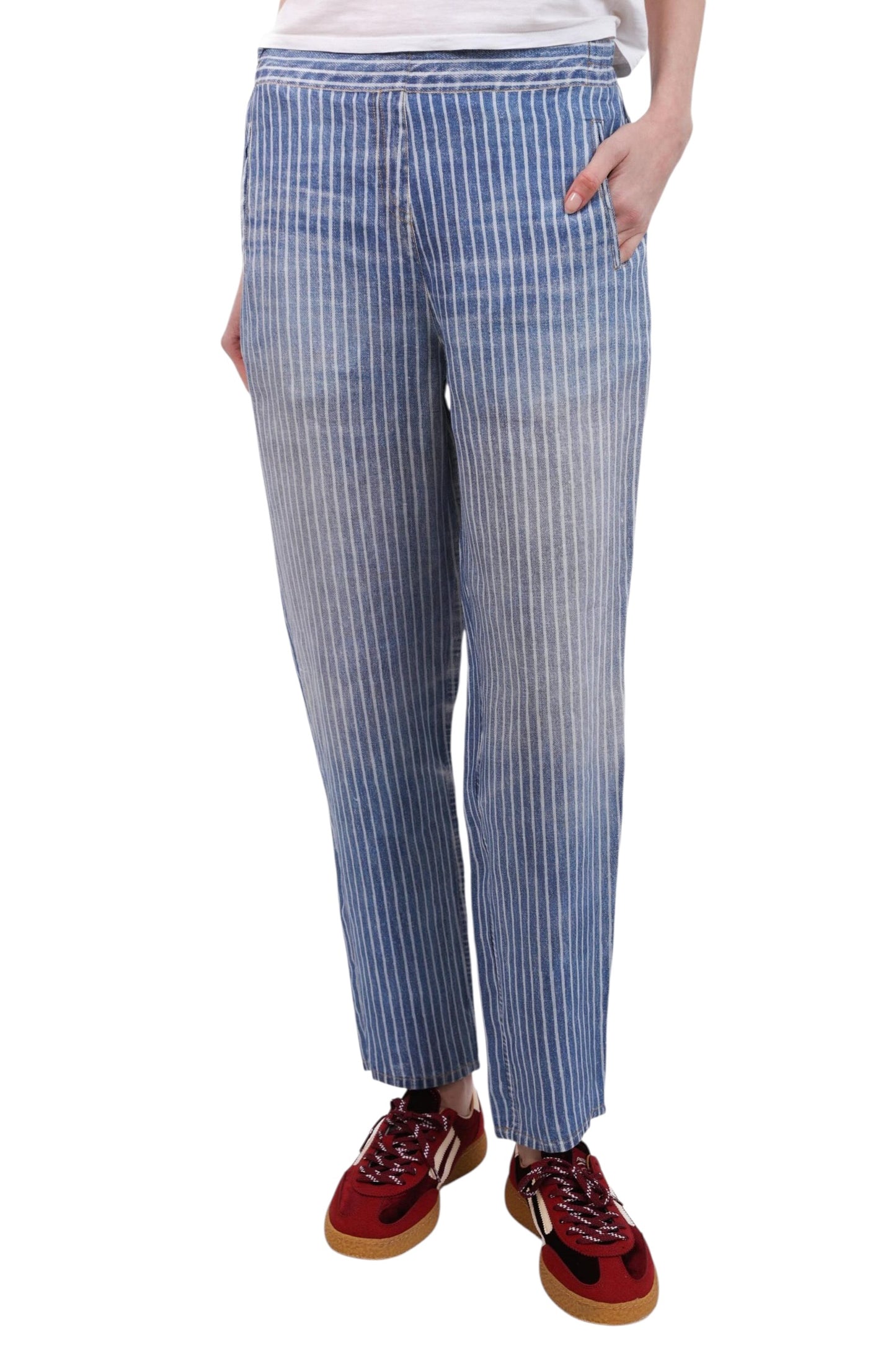 Elemente Clemente  ~  Pants Geishan - Denim Stripe