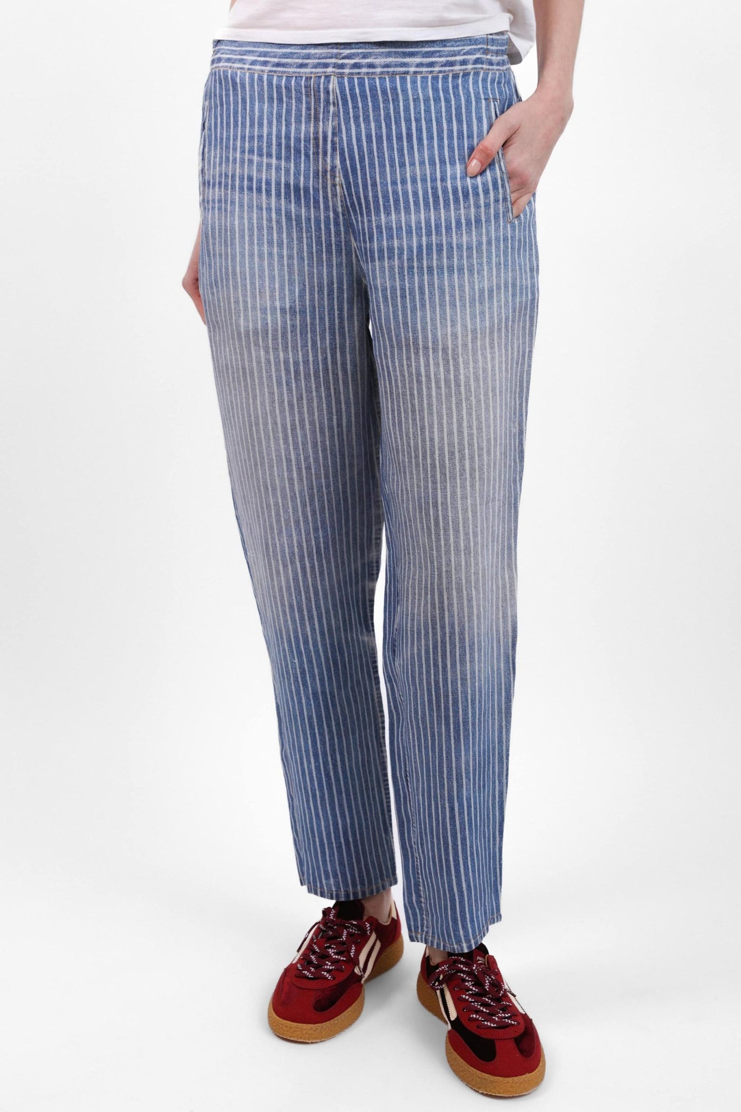 Elemente Clemente  ~  Pants Geishan - Denim Stripe