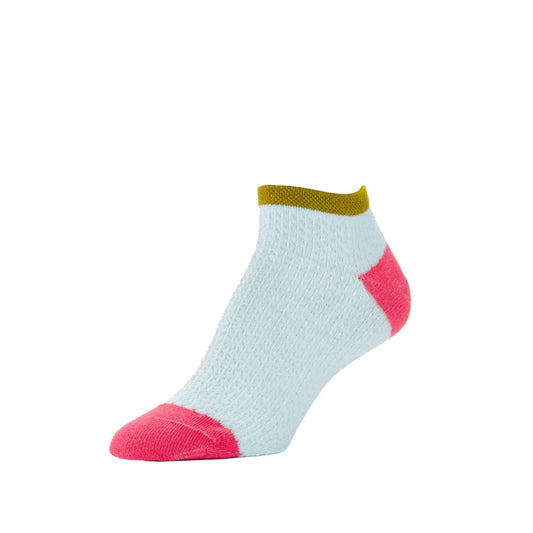 ZKano  ~  Pintuck Mini Anklet - Ice Blue