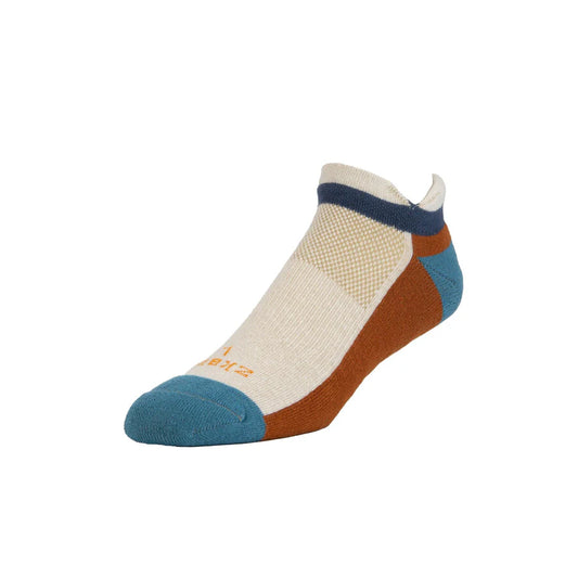 ZKano  ~  Ascent Cushioned Heel Tab Shortie - Wheat