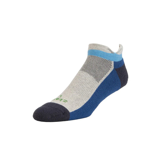 ZKano  ~  Ascent Cushioned Heel Tab Shortie - Vapor