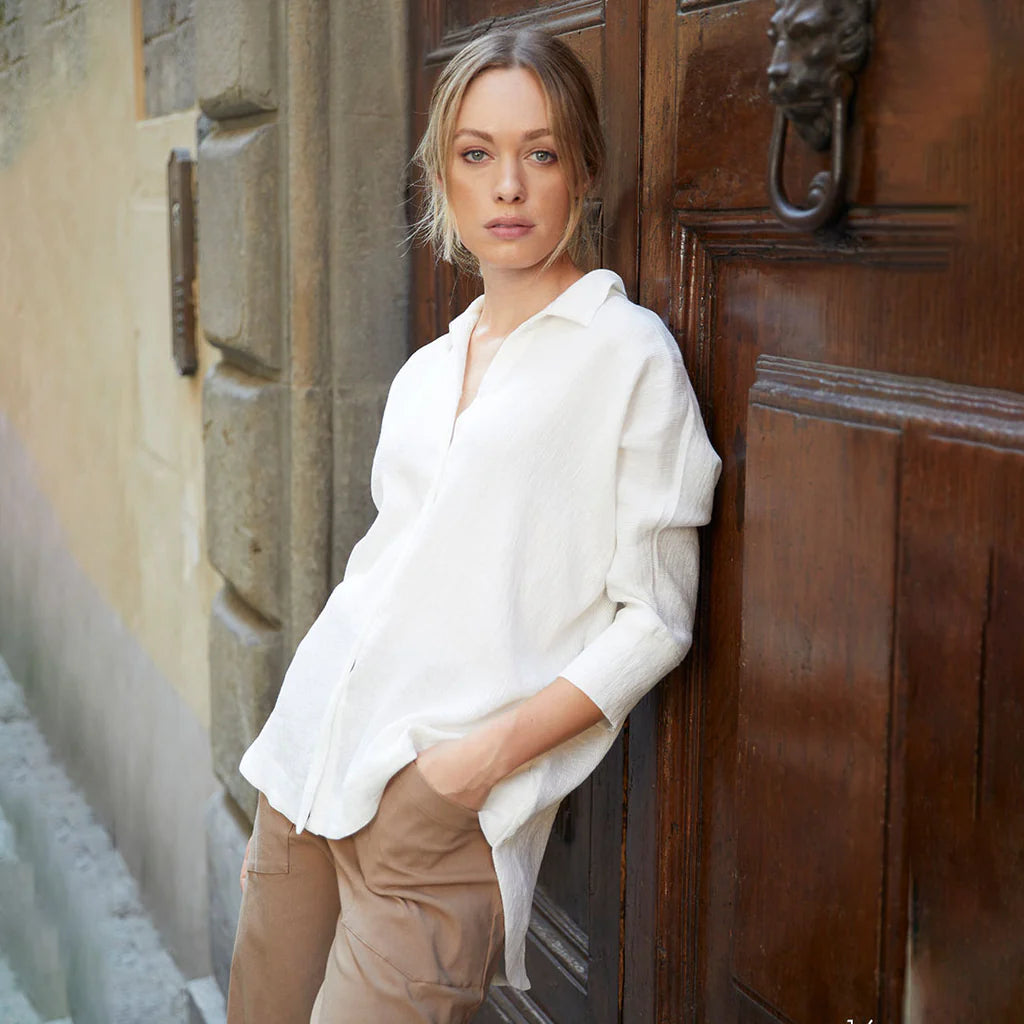 Porto  ~  Declan Shirt - White