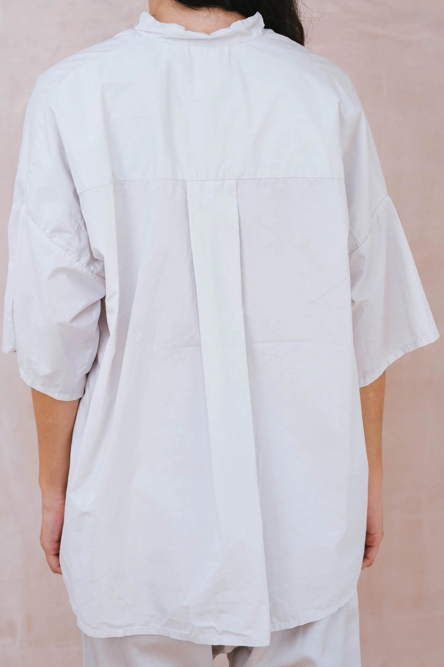 Sula  ~  Easy Shirt - White Sand