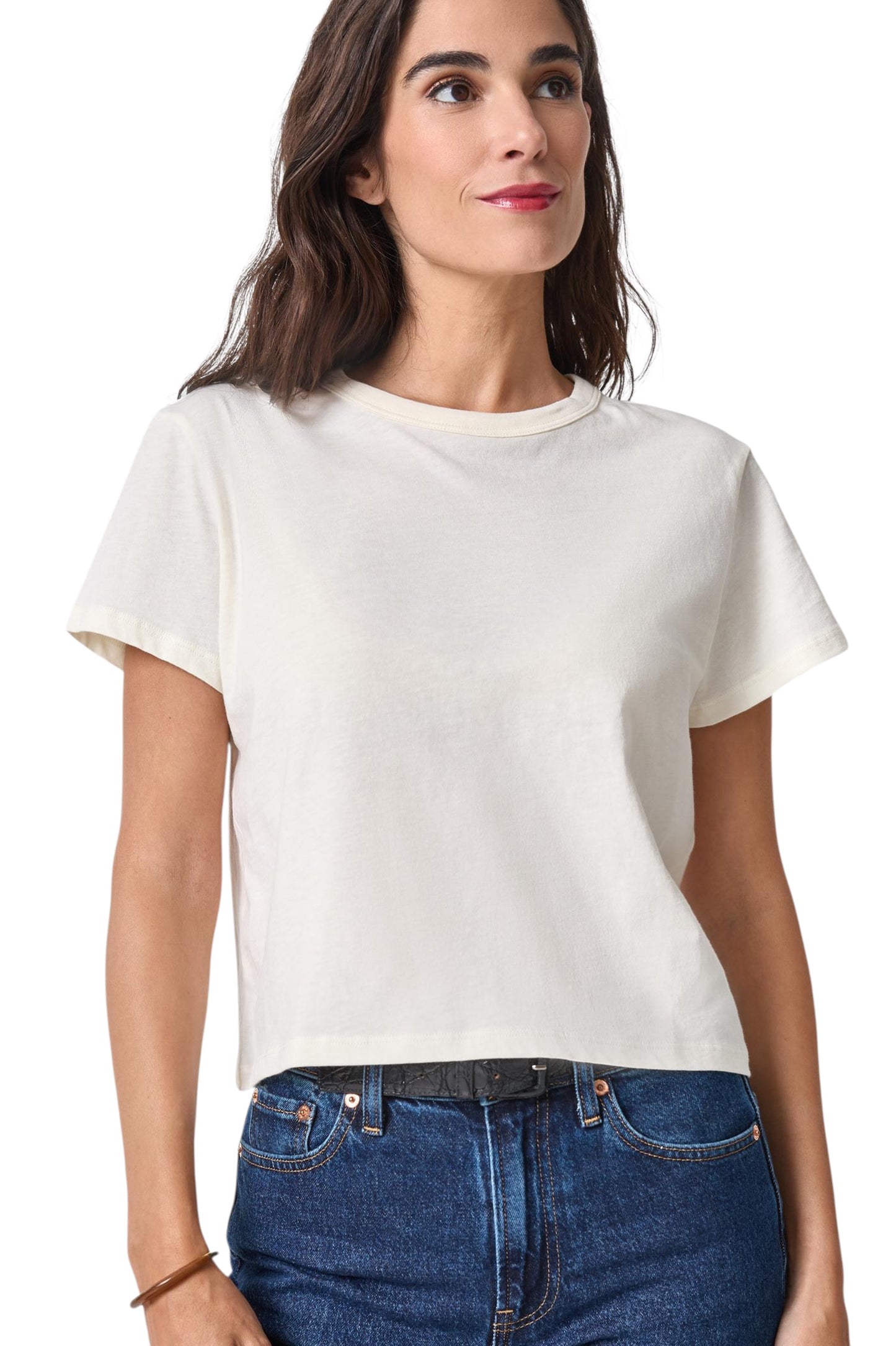 Lilla P. ~  Organic Boxy Tee - Rope