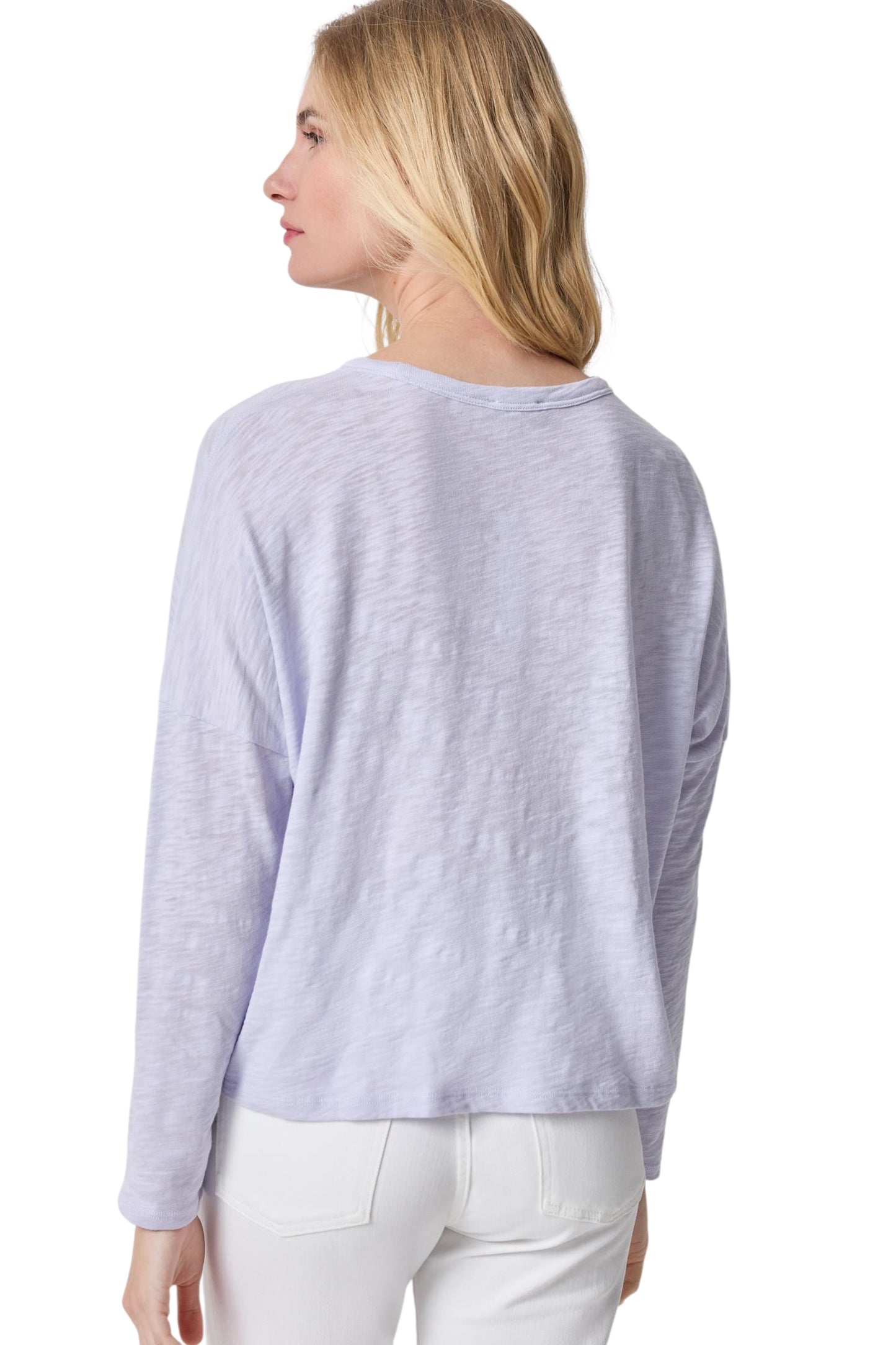 Lilla P. ~  Easy Long Sleeve Beach Tee - Lilac