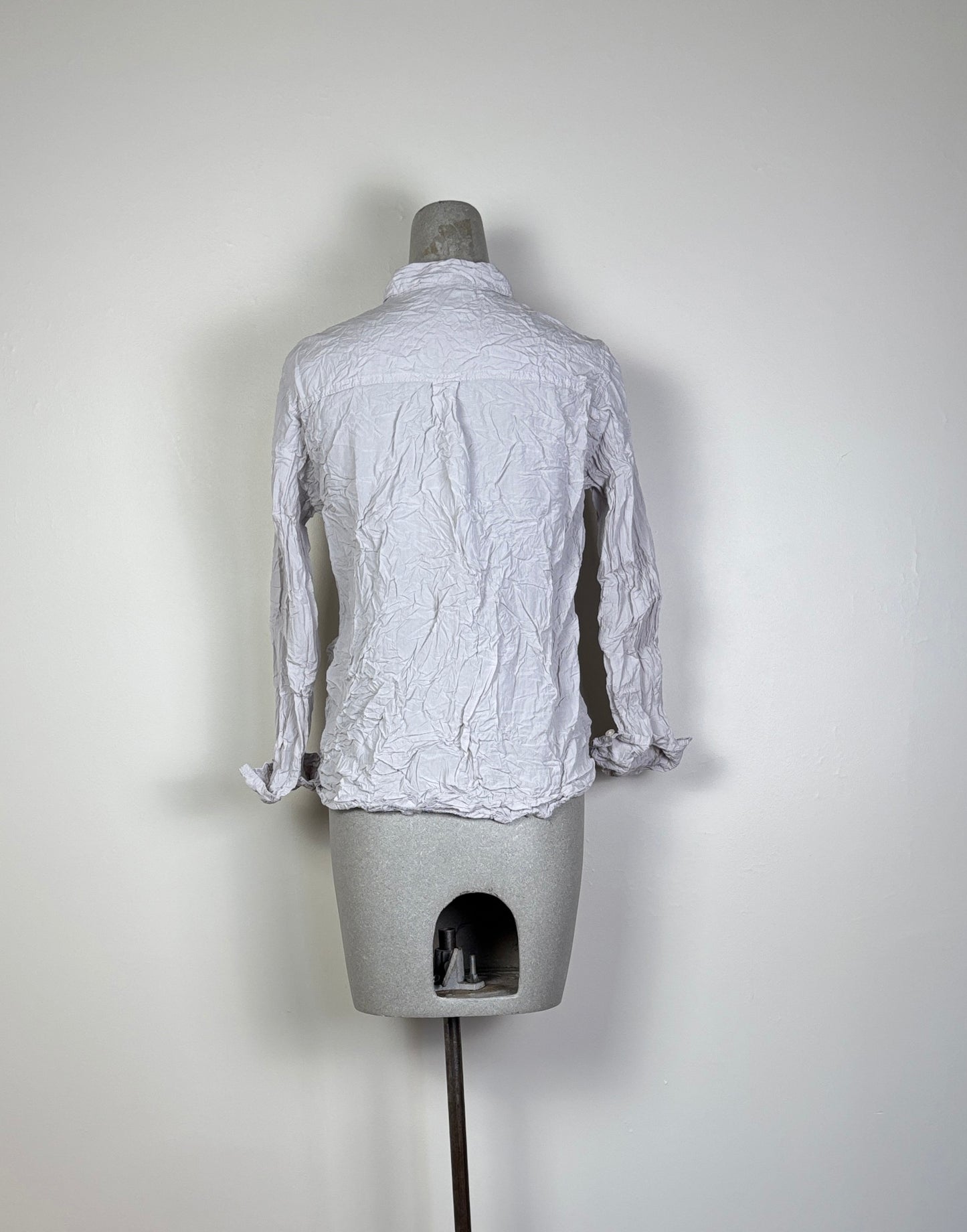 Pas de Calais  ~  Classic Crinkle Shirt - Grey