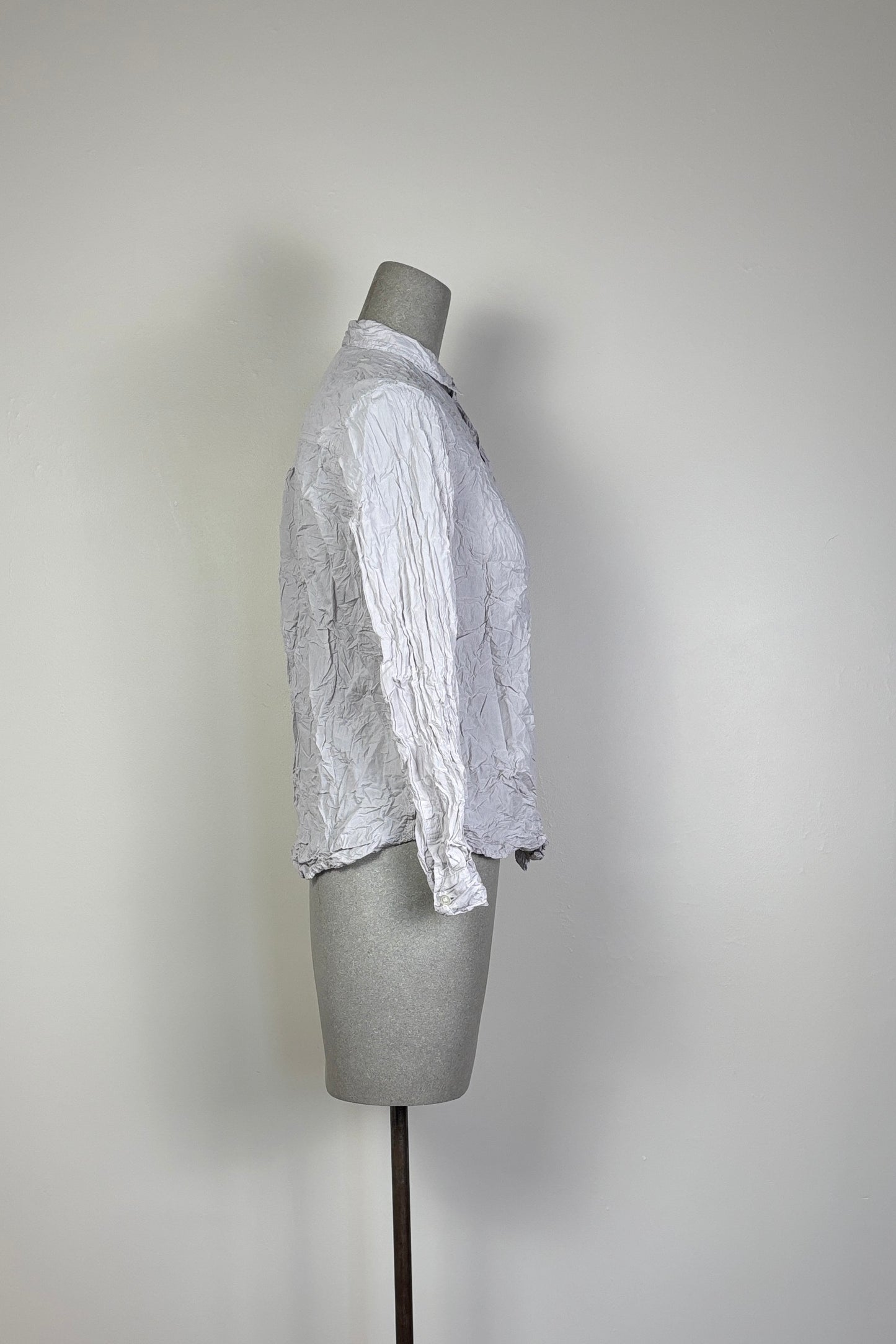 Pas de Calais  ~  Classic Crinkle Shirt - Grey
