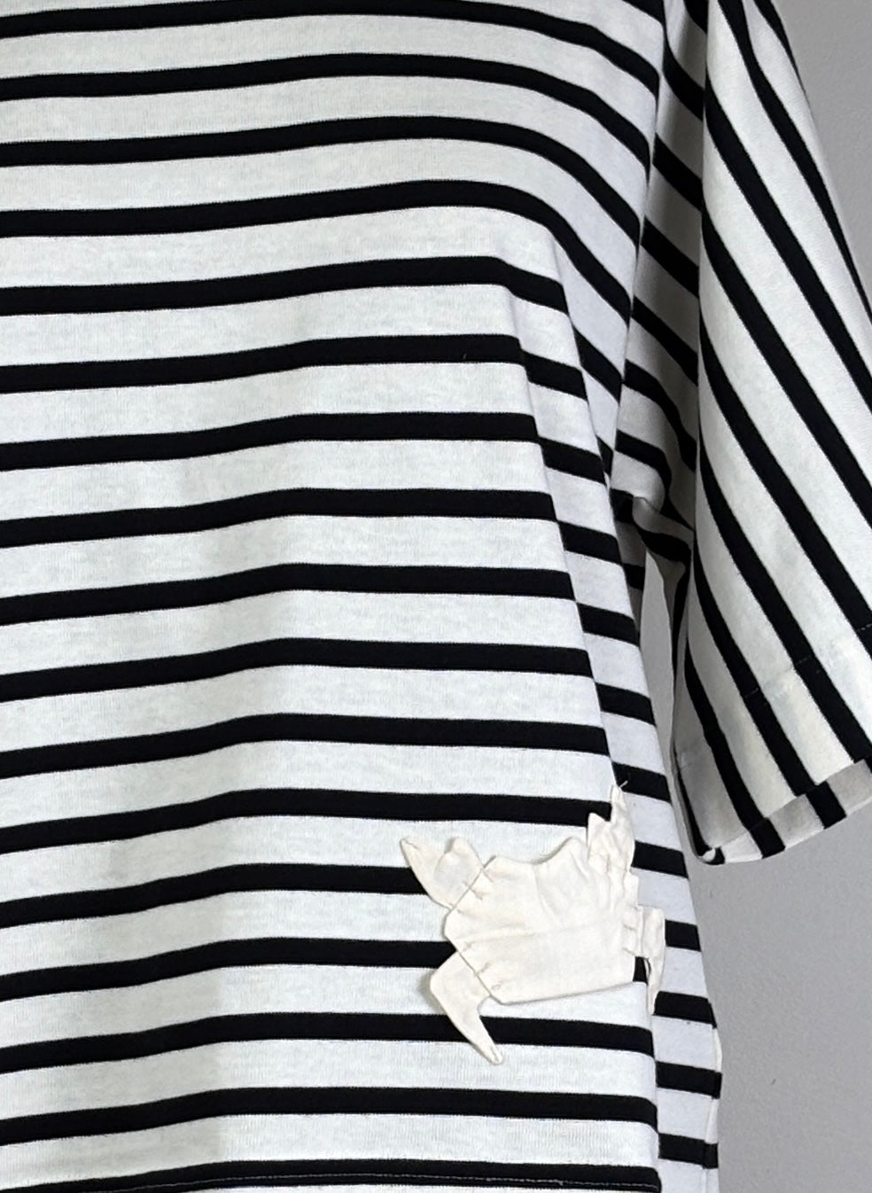 Yoshi Kondo  ~  July Striped Top - Black/White