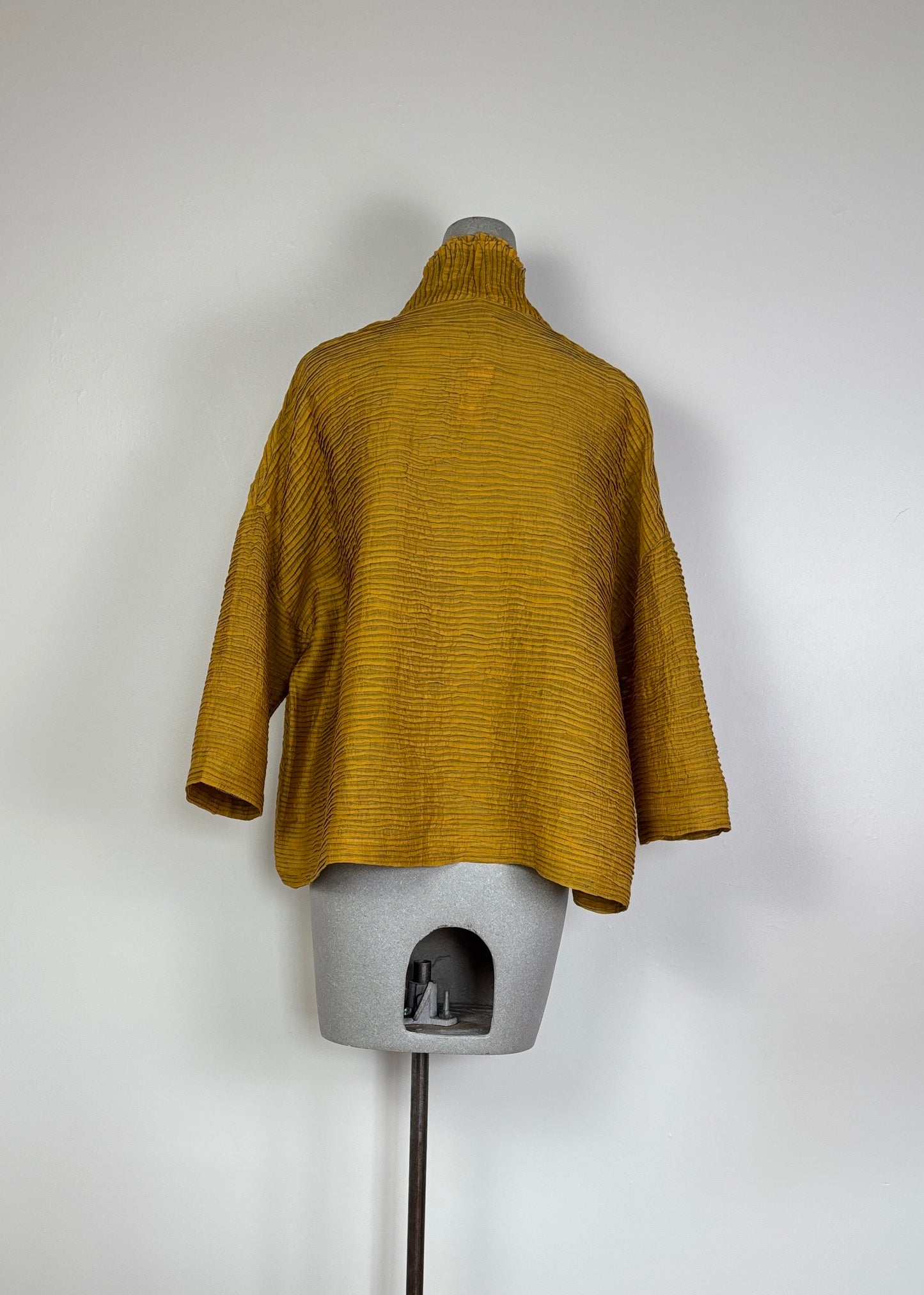 Neeru Kumar  ~  Pleated Jacket - Yellow