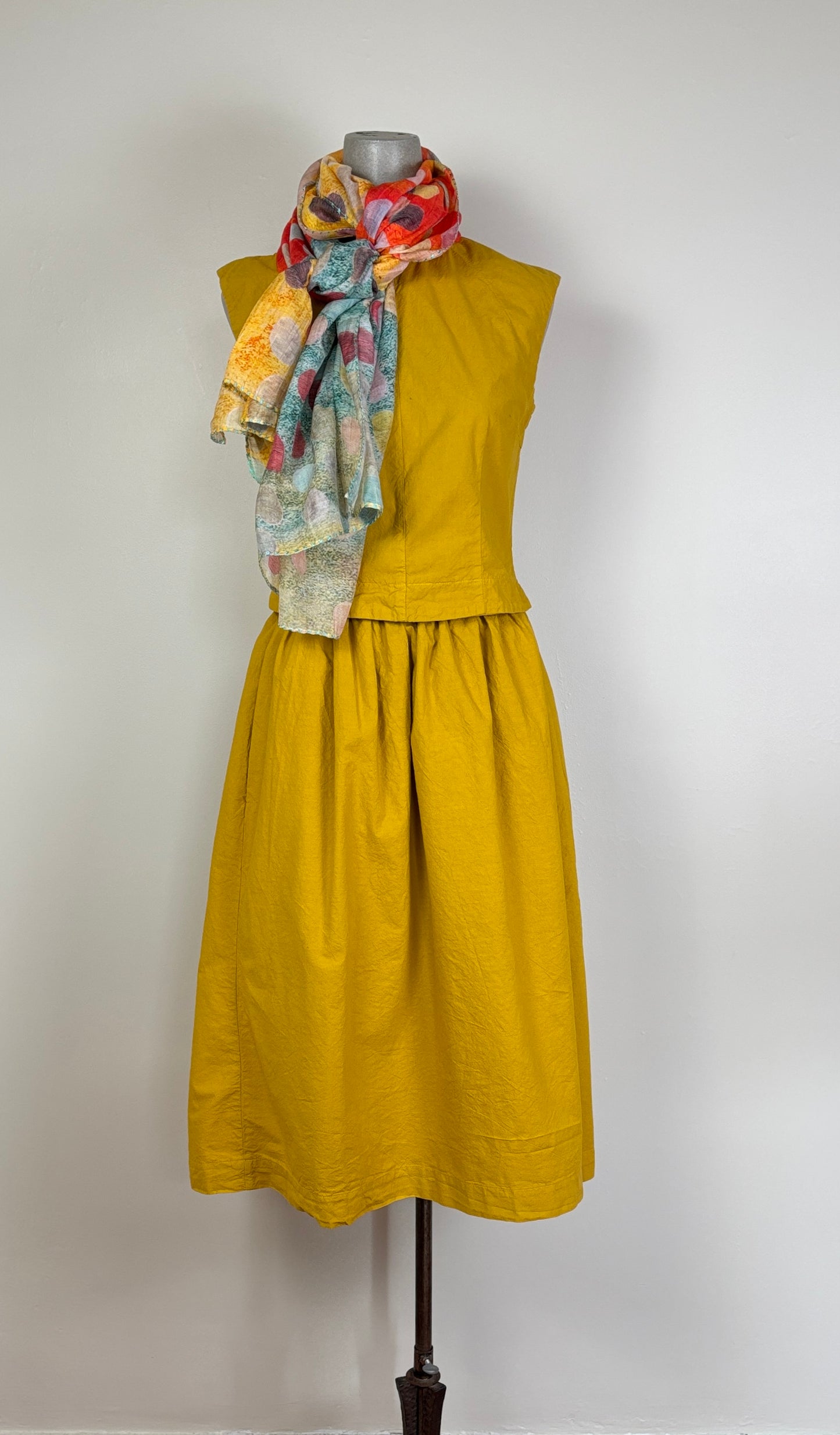 Neeru Kumar  ~  Cotton/Silk Scarf - Multi Color