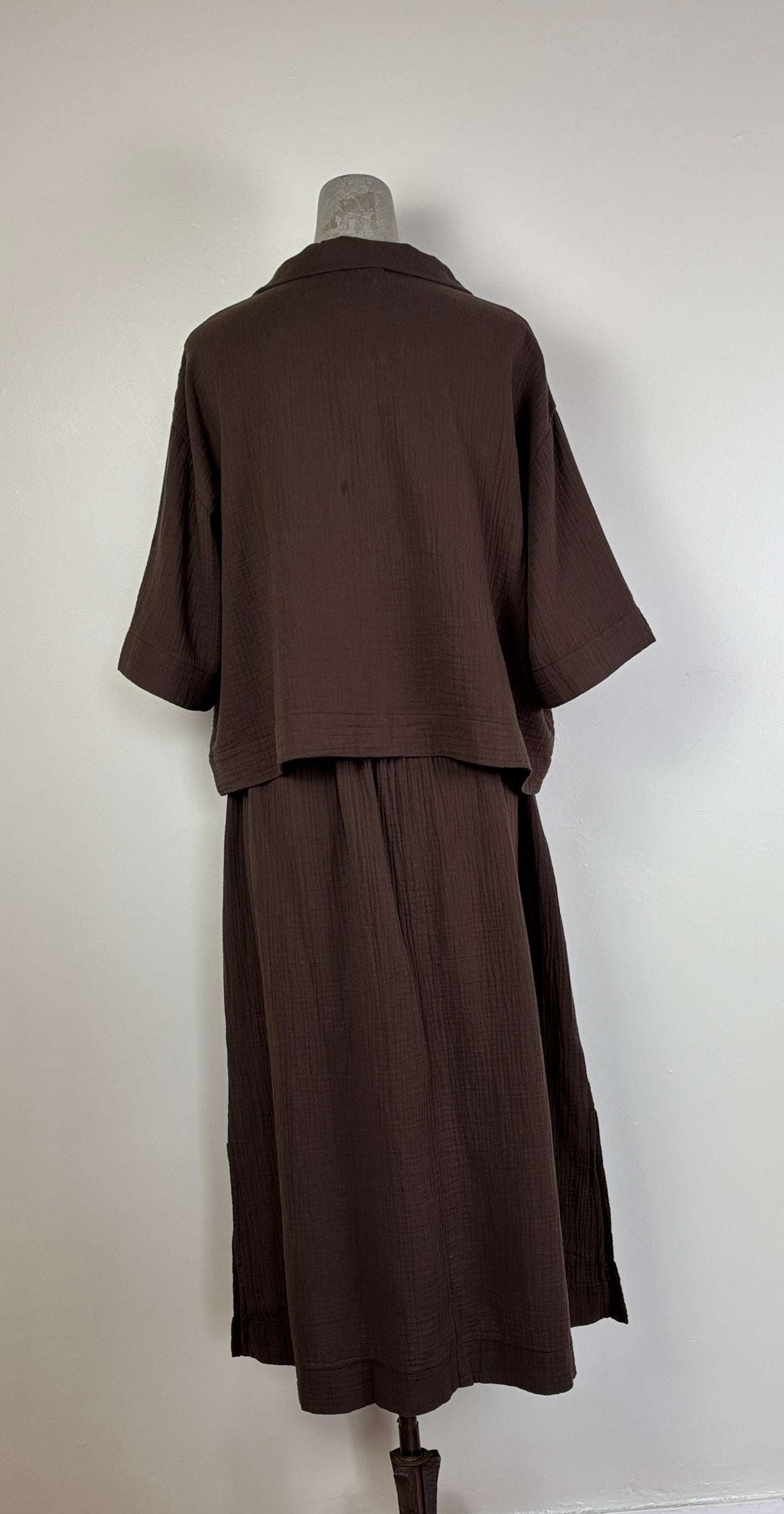 Beaumont Organic  ~  Macy Skirt - Cacao