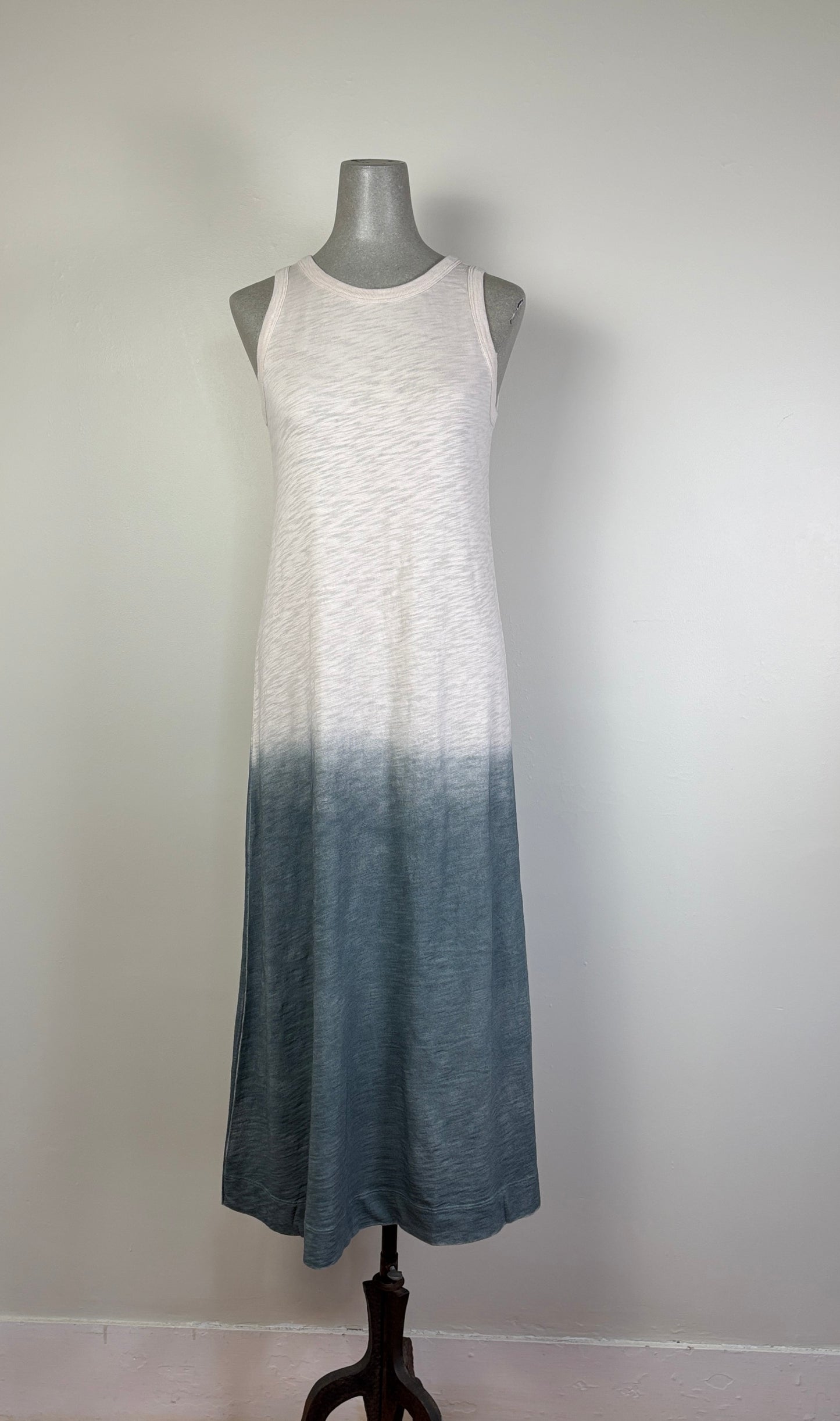 Lilla P. ~  Ombré Jewel Neck Tank Dress - Vine Ombré