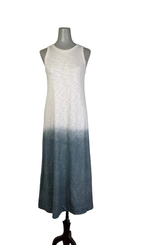 Lilla P. ~  Ombré Jewel Neck Tank Dress - Vine Ombré
