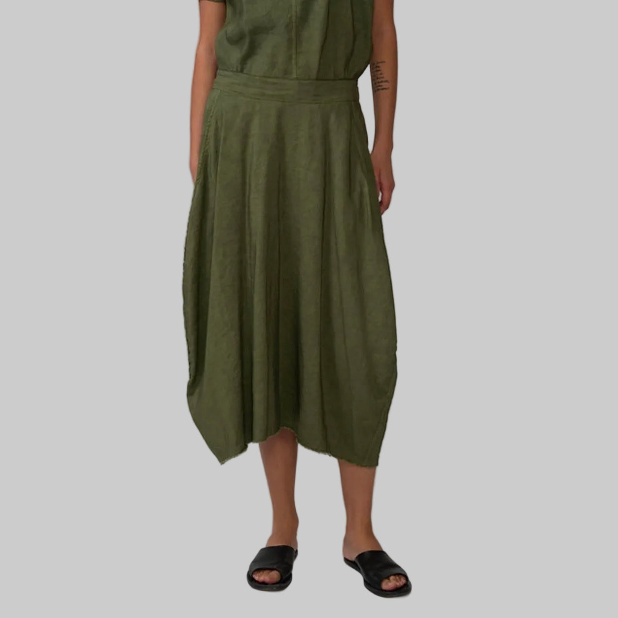 H+ Hannoh Wessel  ~  Skirt Jocelyne - Dark Green