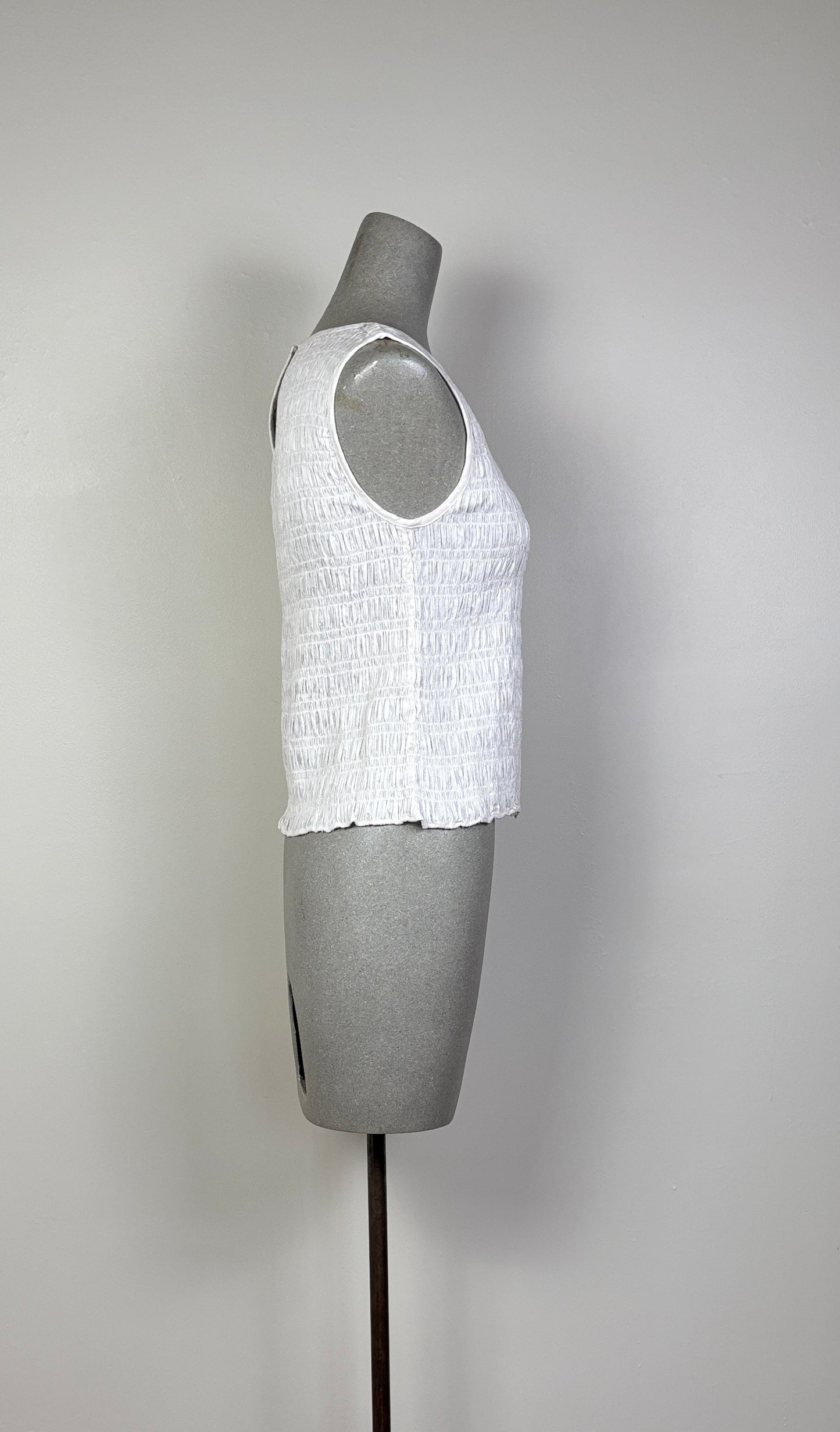 M.Patmos  ~  Moore Smocked Top - Ivory
