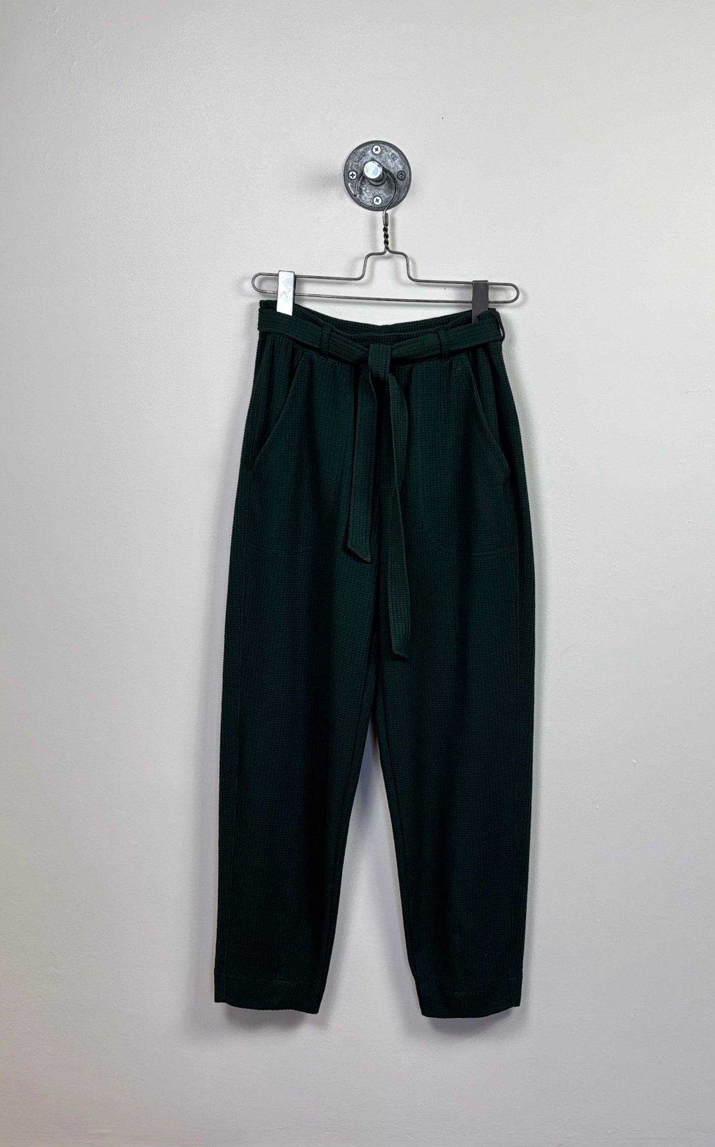 Lilla P. ~  Belted Pant - Spruce