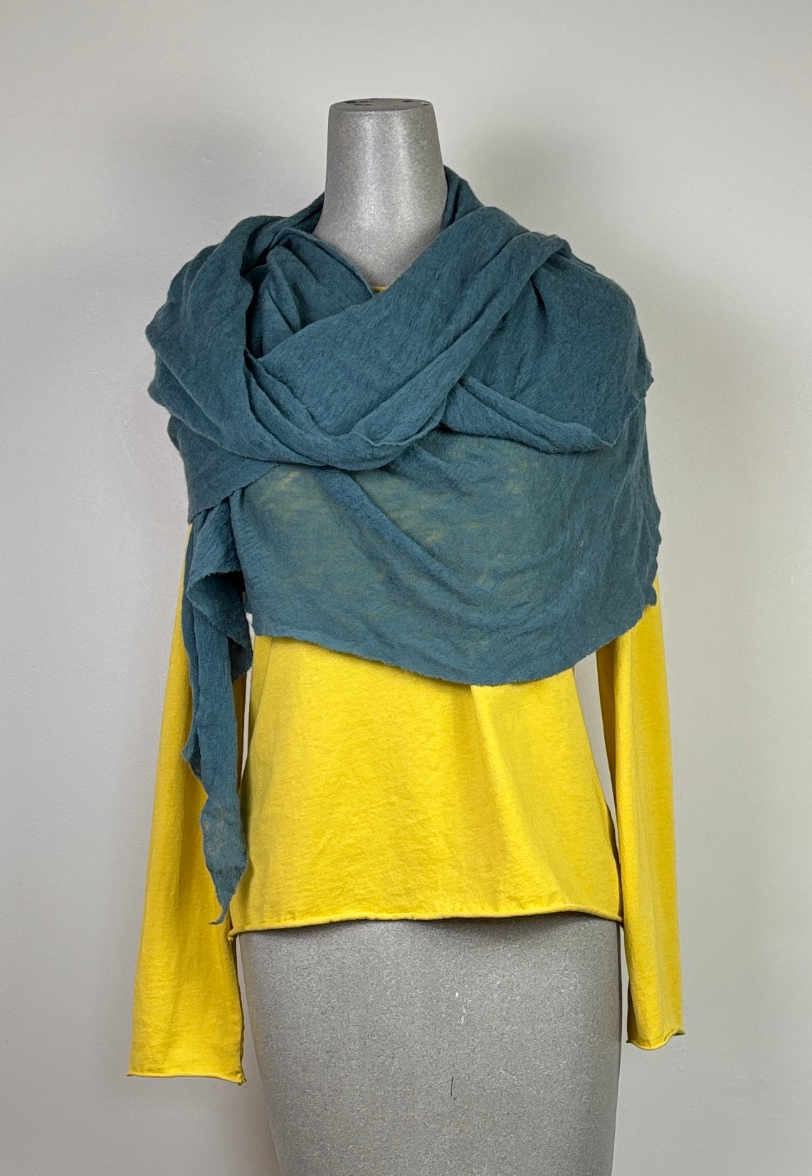 Pin 1876  ~  Cashmere Diamond Scarf - Celadon