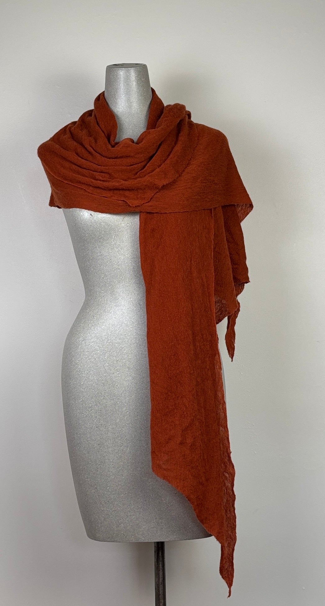 Pin 1876  ~  Cashmere Diamond Scarf - Russet