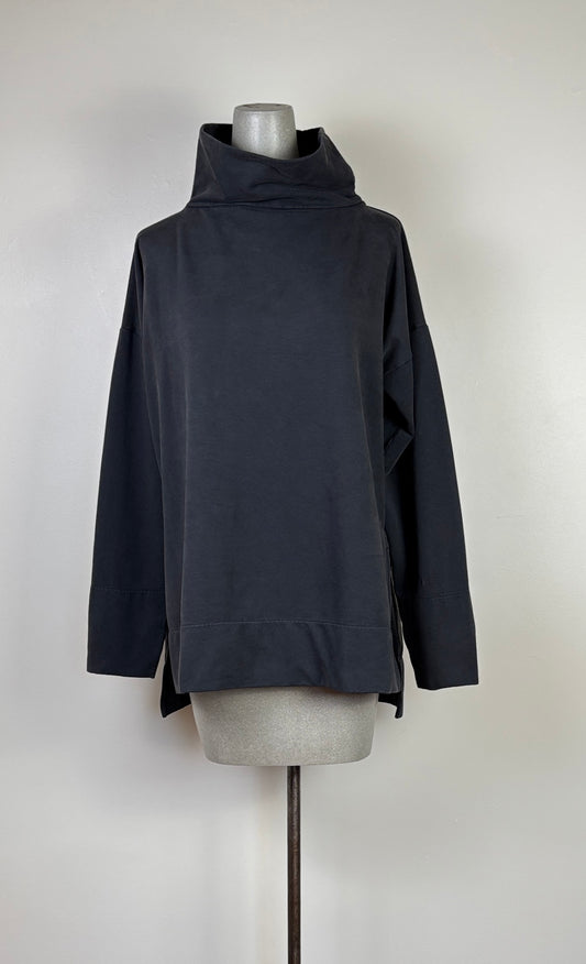 Beaumont Organic  ~  Glenn Sweatshirt - Charcoal Stonewash