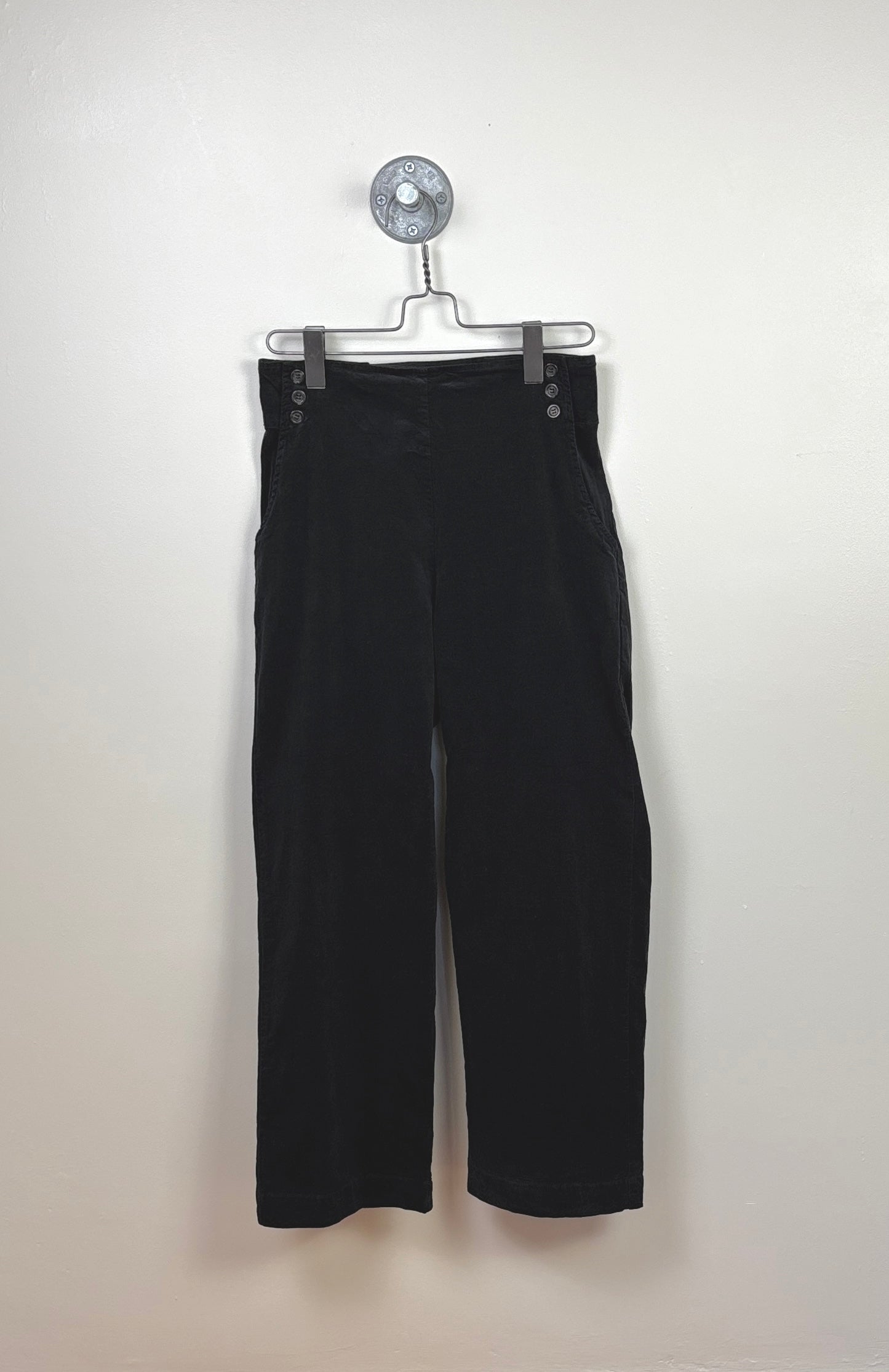 Cut Loose  ~  Button Trouser - Black