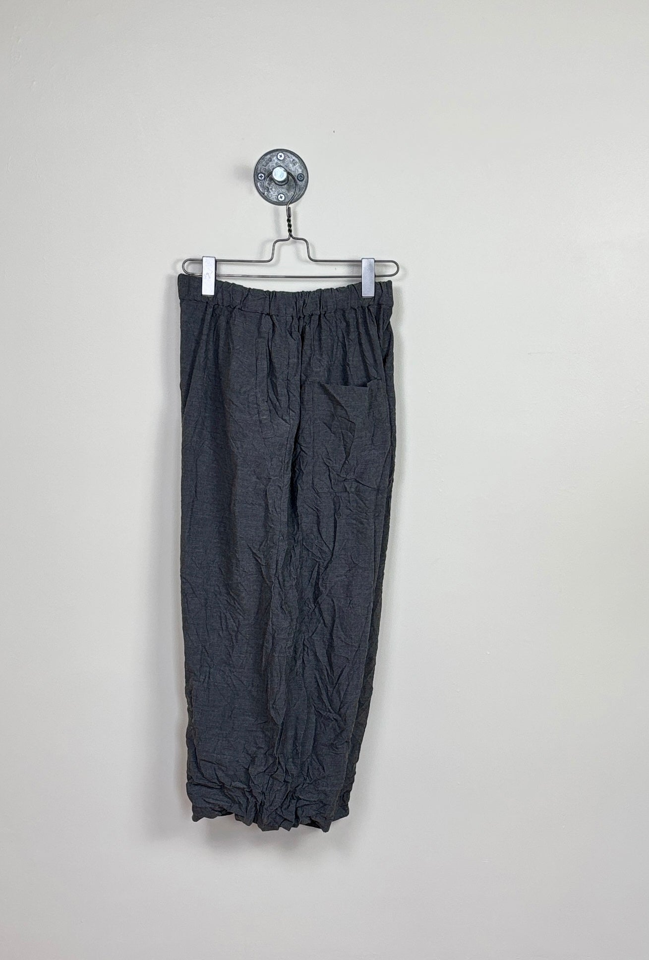 Pas de Calais  ~  Stretch Sarouel Pants - Grey