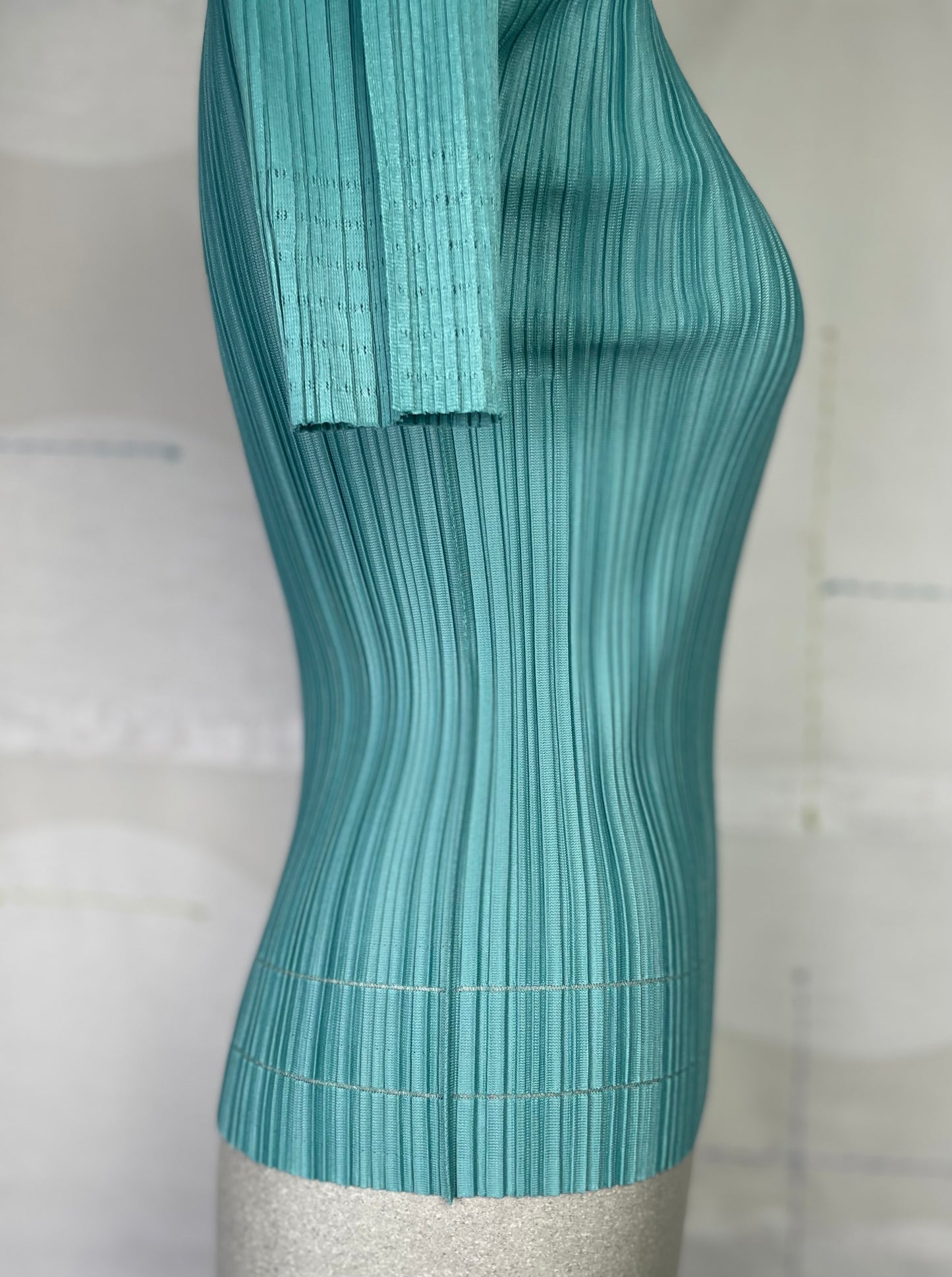 Pleats Please Issey Miyake  ~  Soft Pleats Top - Turquoise Green 66