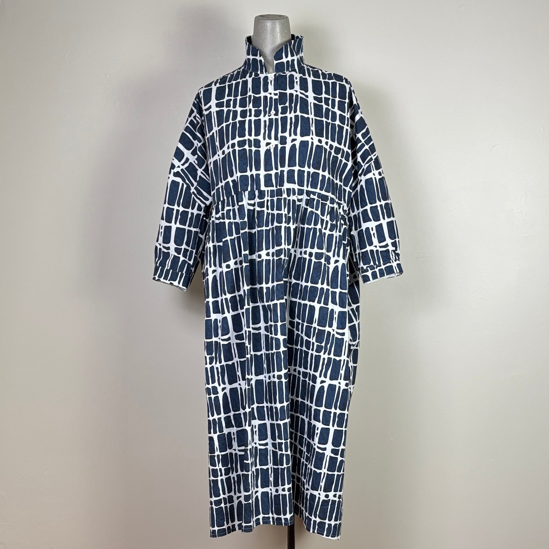 H+ Hannoh Wessel ~ Dress Davina - Blue Check – DISH