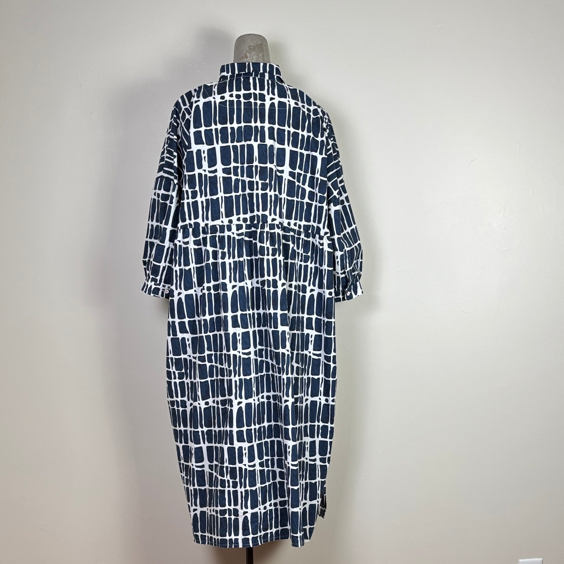 H+ Hannoh Wessel ~ Dress Davina - Blue Check – DISH