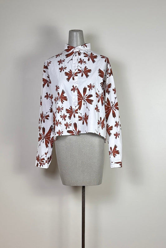 H+ Hannoh Wessel  ~  Shirt Cecile - Red Flowers