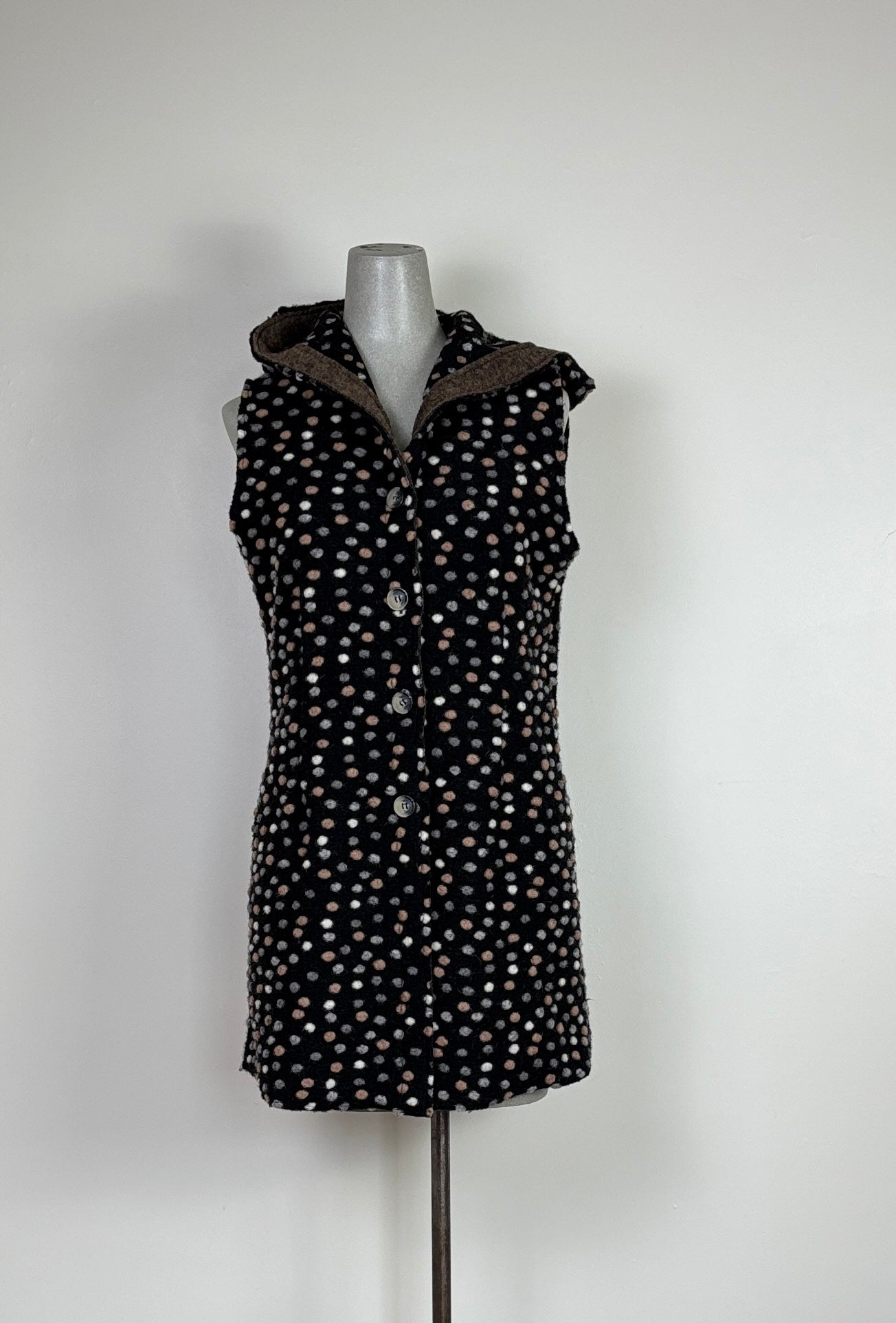 Cut Loose  ~  Hooded Vest - Multi Dots