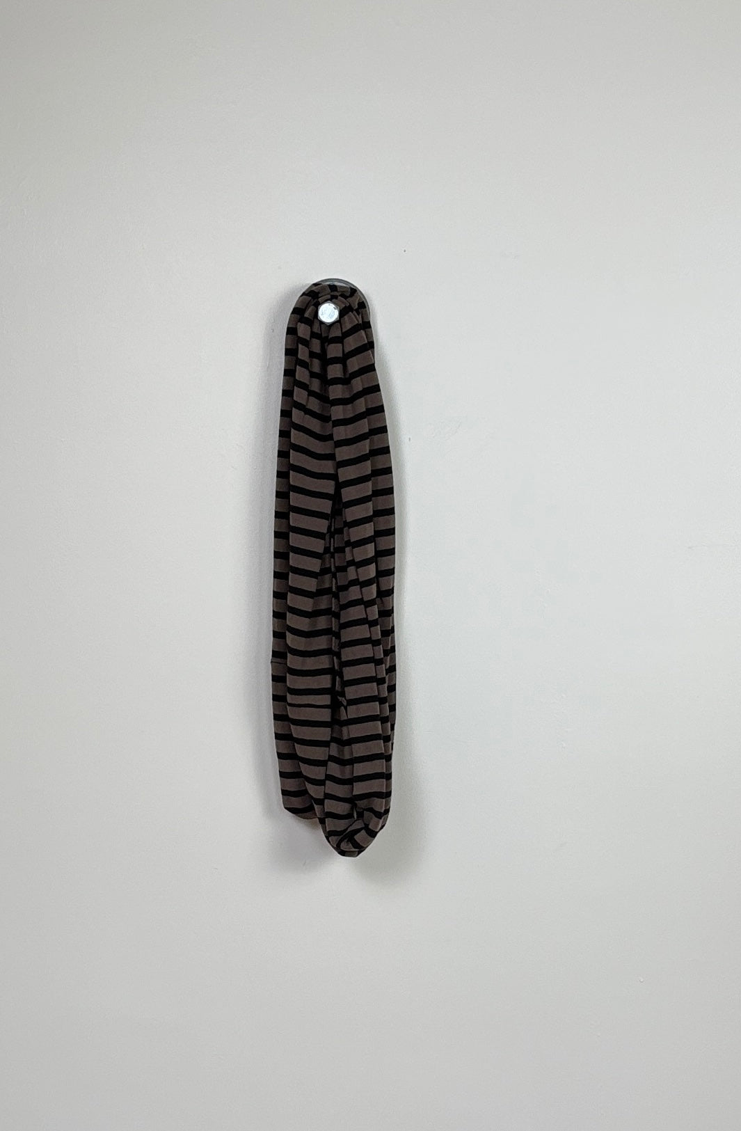 Cut Loose  ~  Striped Fleece Cowl - Cola