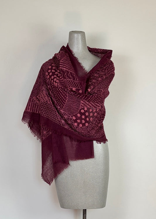 Amet & Ladoue  ~  Scarf Anata - Raspberry