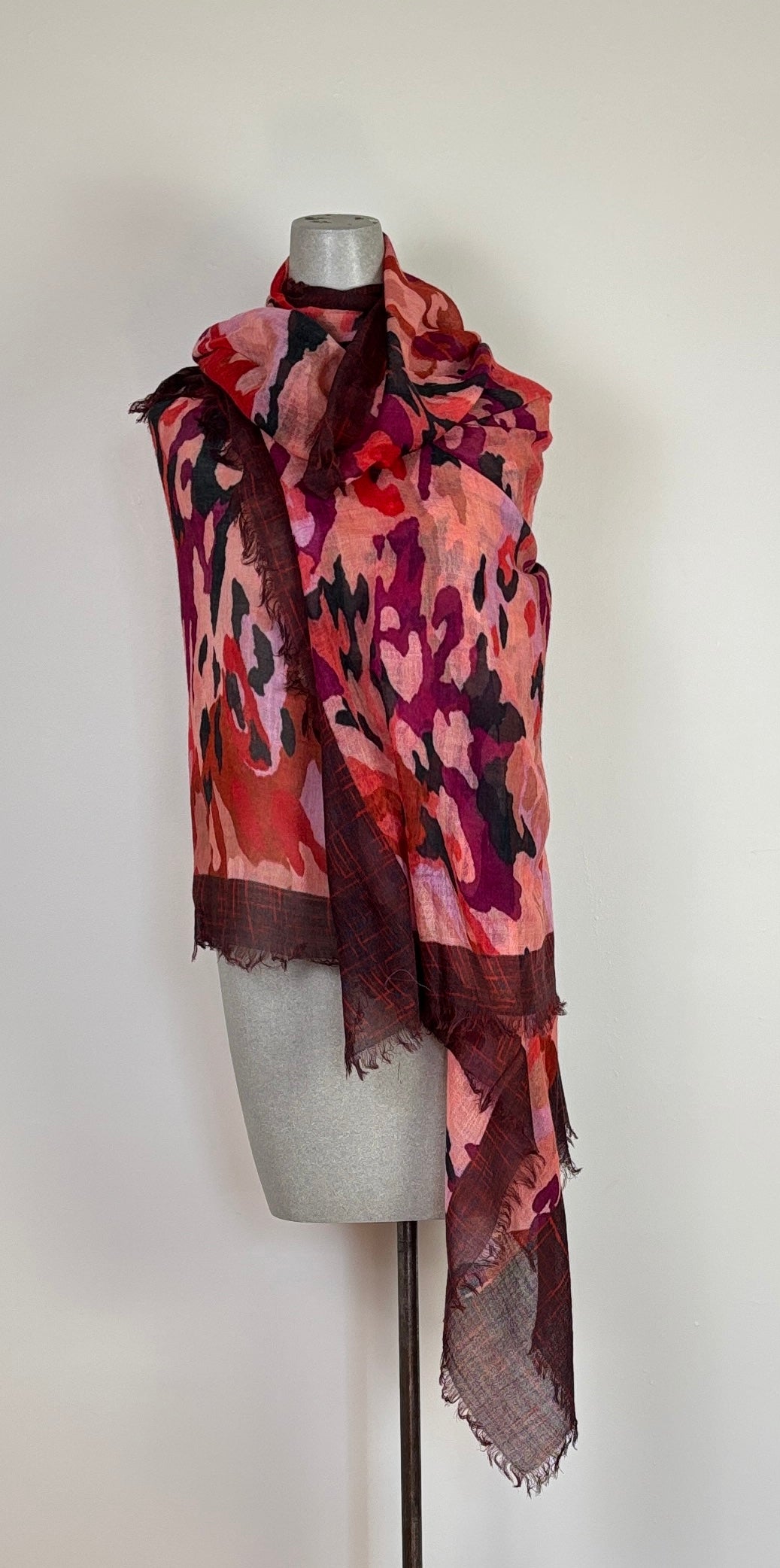 Amet & Ladoue  ~  Scarf Manon - Raspberry