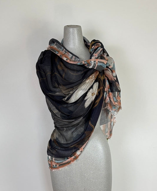 Amet & Ladoue  ~  Scarf Zora - Espresso