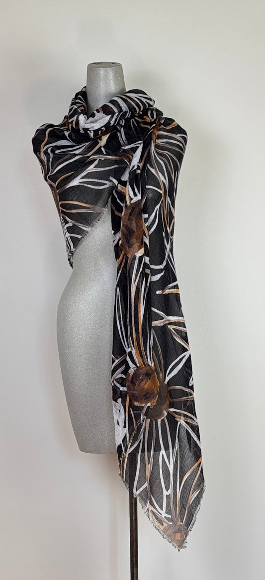 Amet & Ladoue  ~  Scarf Uma - Storm